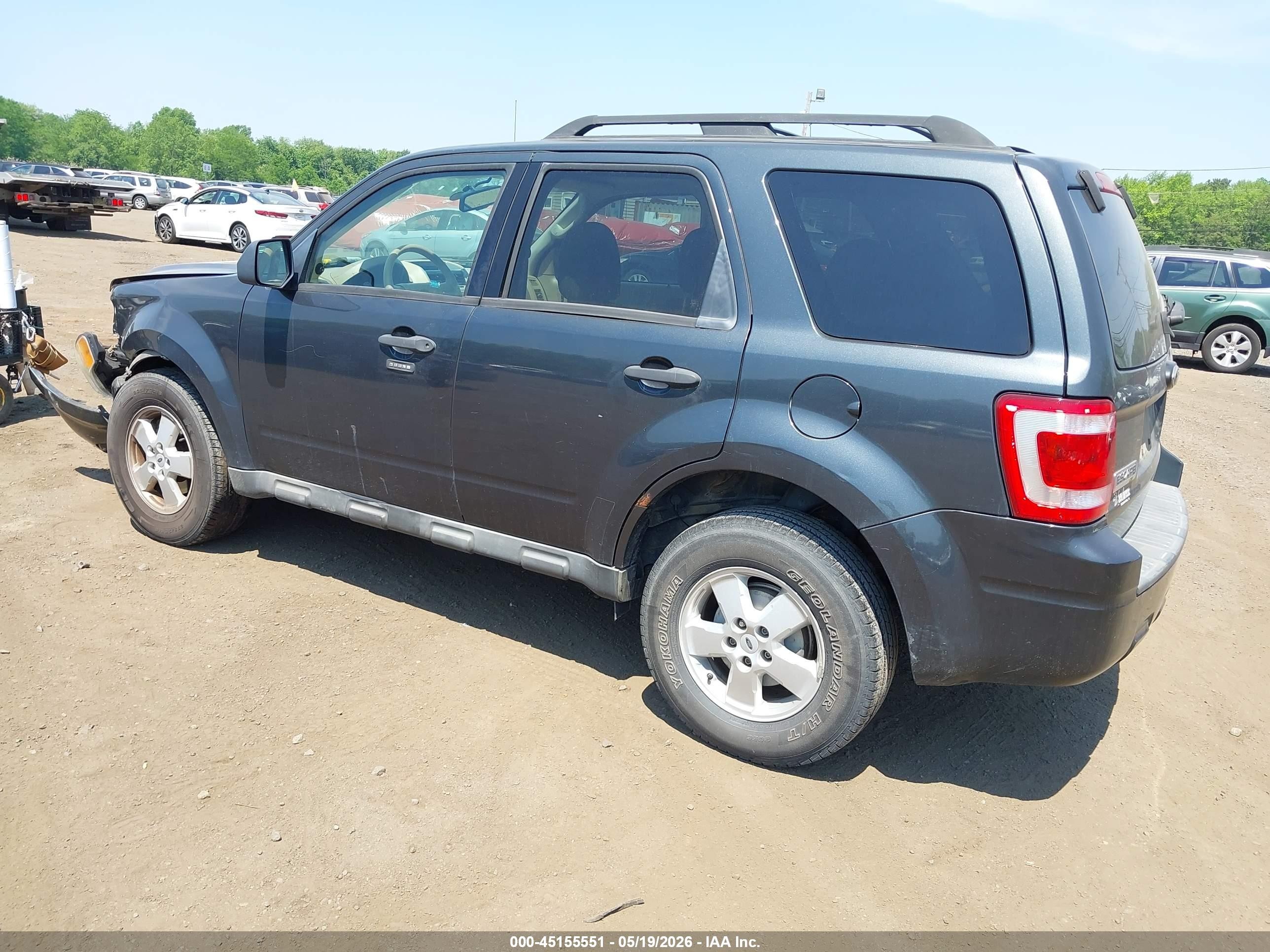 2009 Ford Escape Xlt Gray vin: 1FMCU03719KD00119