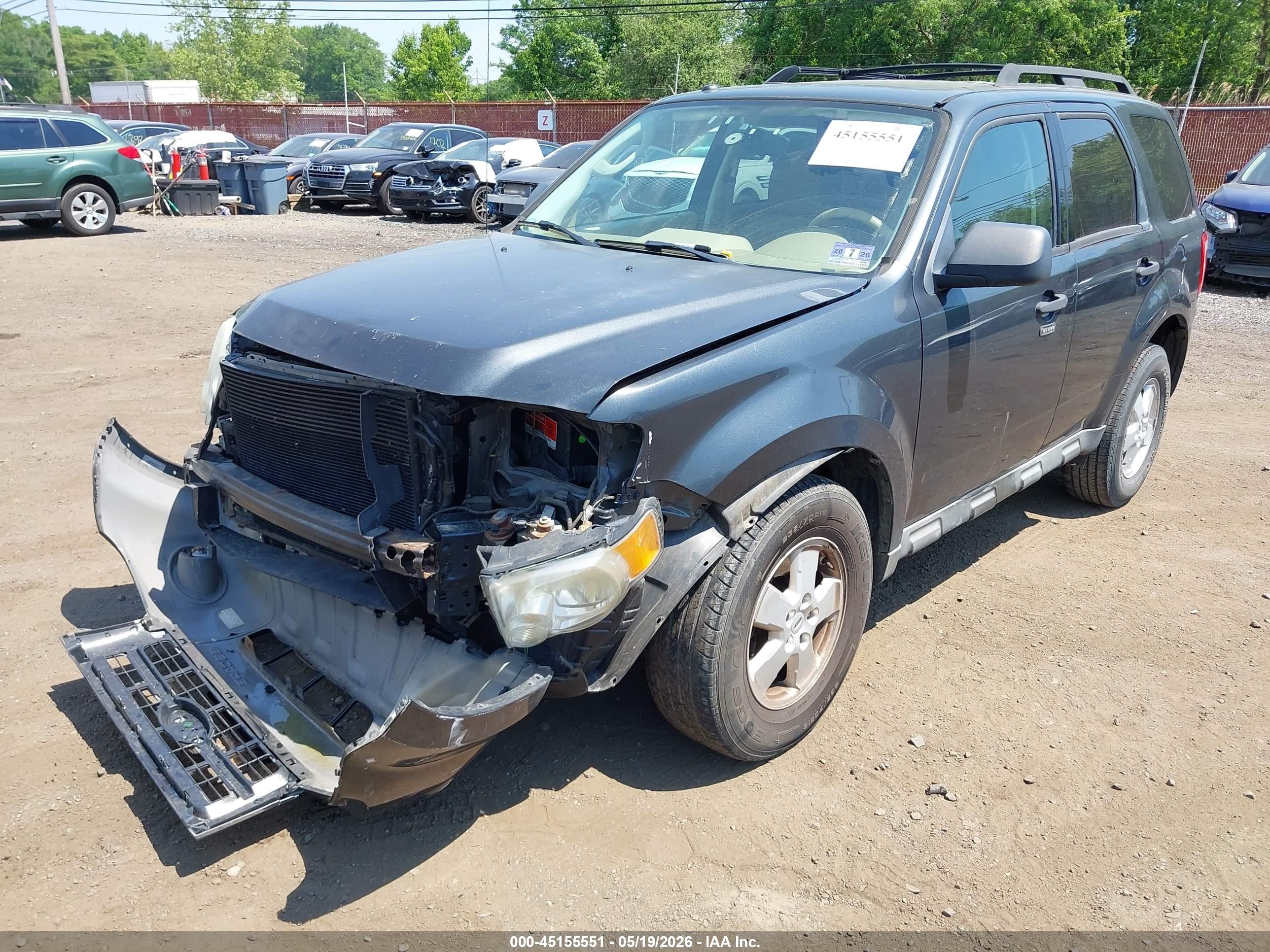 2009 Ford Escape Xlt Gray vin: 1FMCU03719KD00119