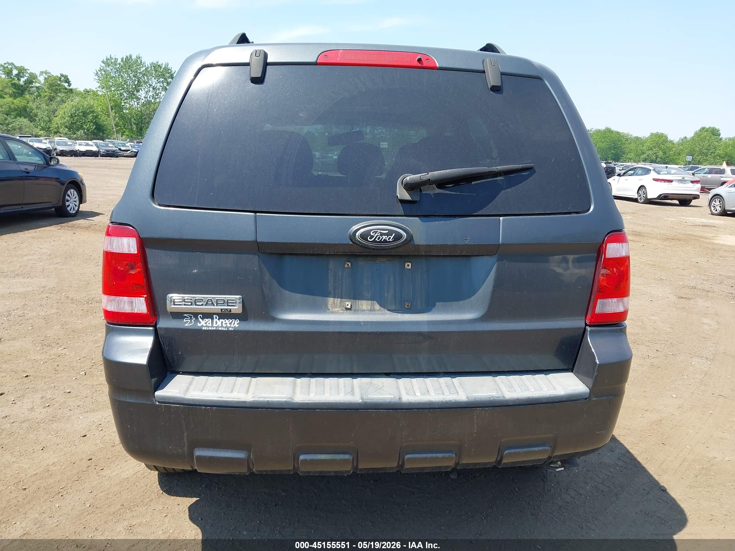2009 Ford Escape Xlt Gray vin: 1FMCU03719KD00119