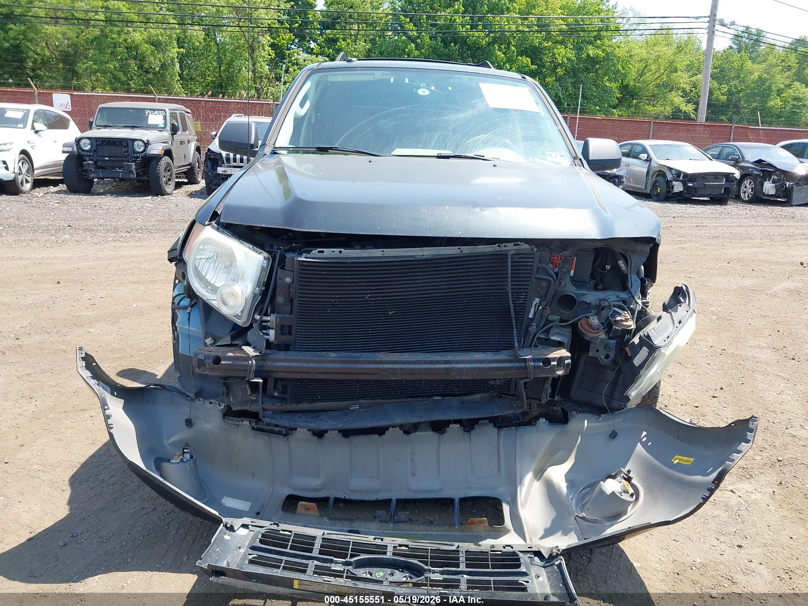 2009 Ford Escape Xlt Gray vin: 1FMCU03719KD00119