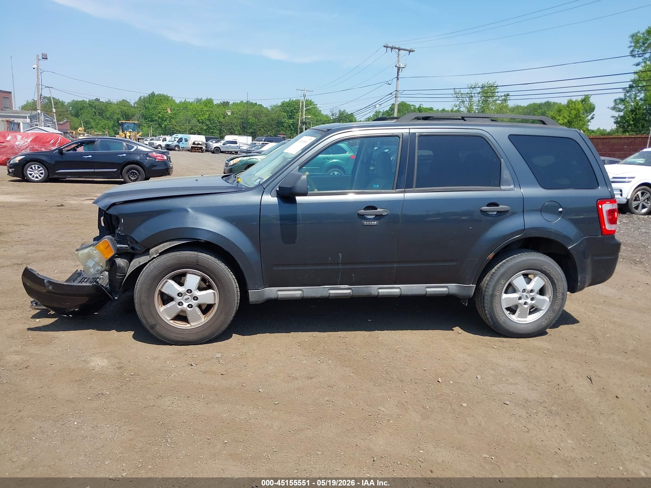 2009 Ford Escape Xlt Gray vin: 1FMCU03719KD00119