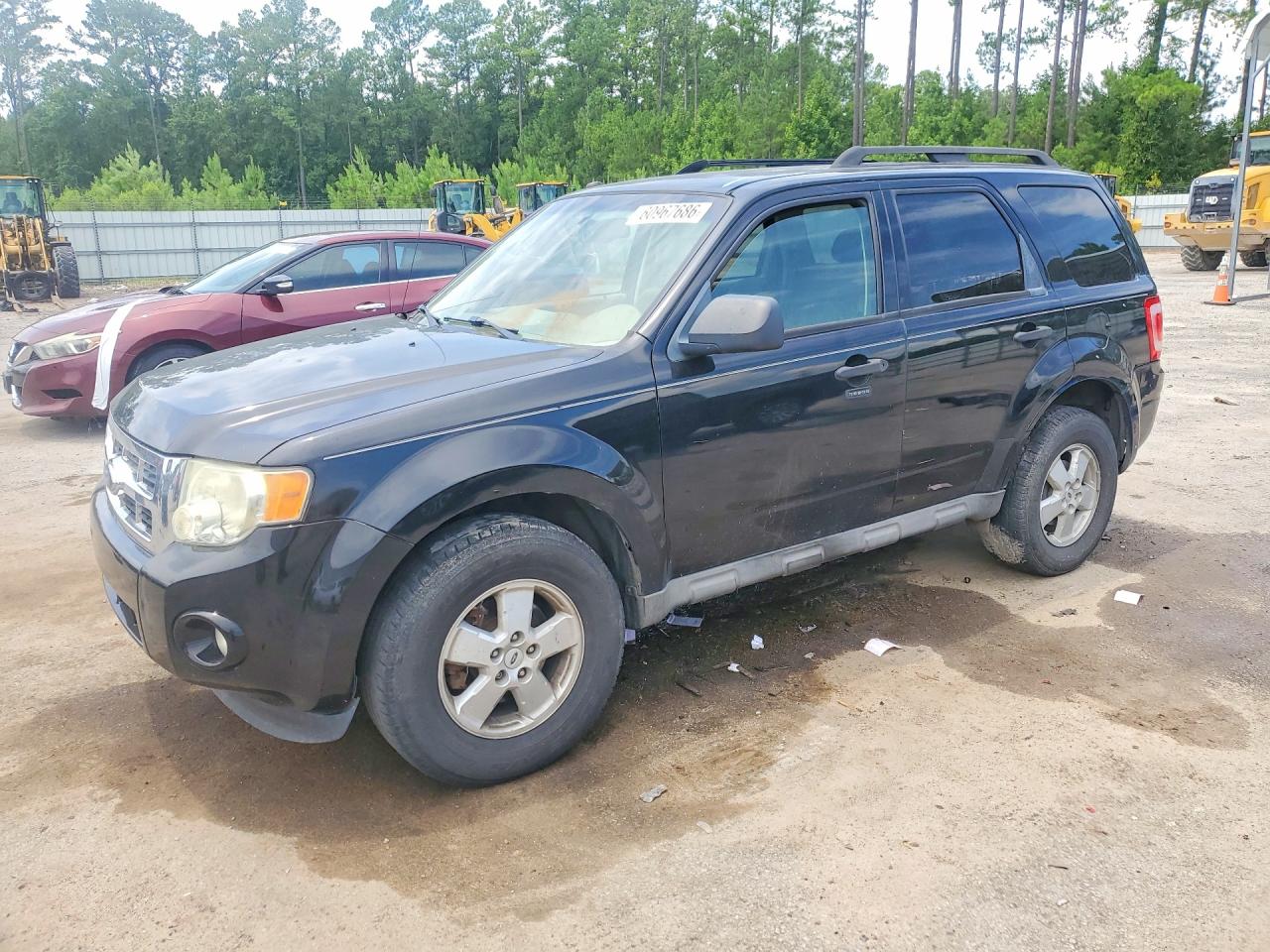 2009 Ford Escape Xlt Black vin: 1FMCU03729KB46651