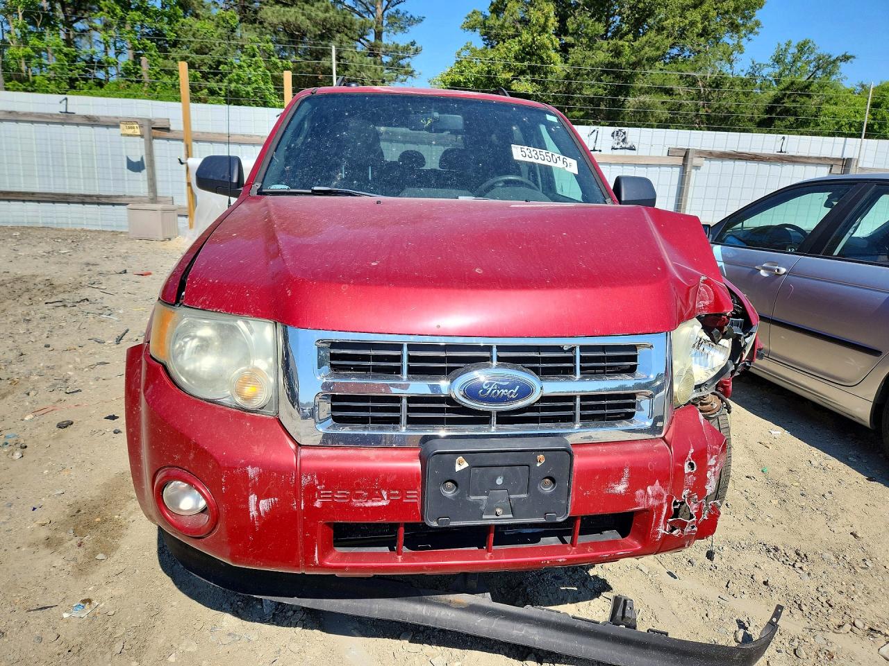 2009 Ford Escape Xlt Red vin: 1FMCU03729KC03334