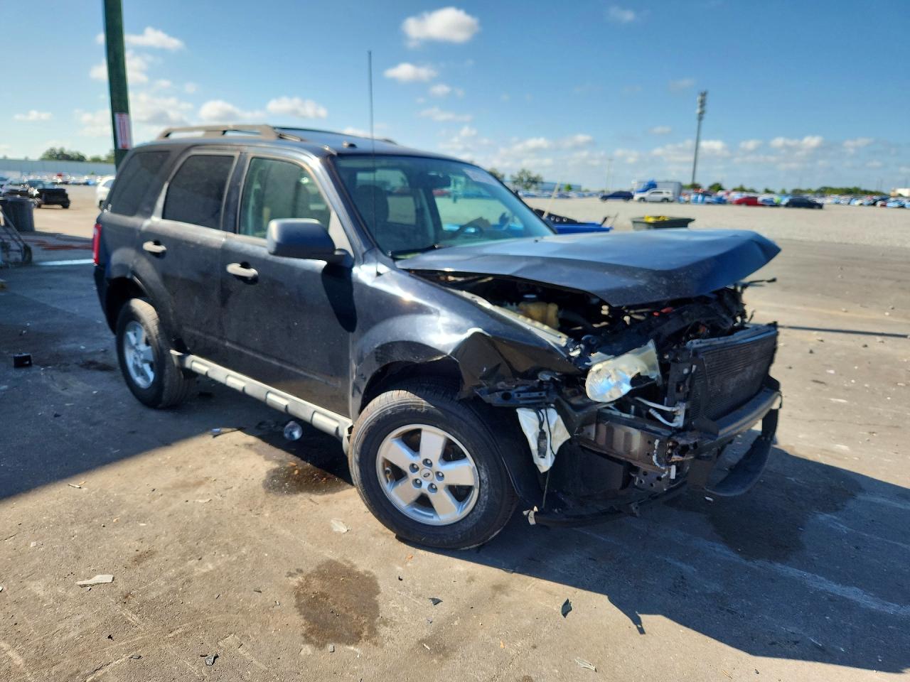 2009 Ford Escape Xlt Black vin: 1FMCU03729KC68104