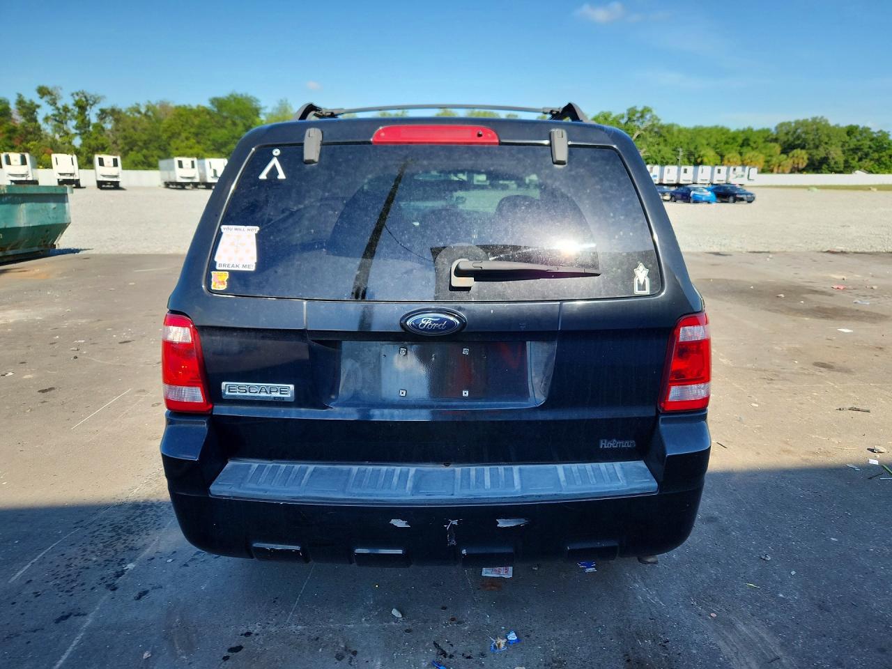 2009 Ford Escape Xlt Black vin: 1FMCU03729KC68104