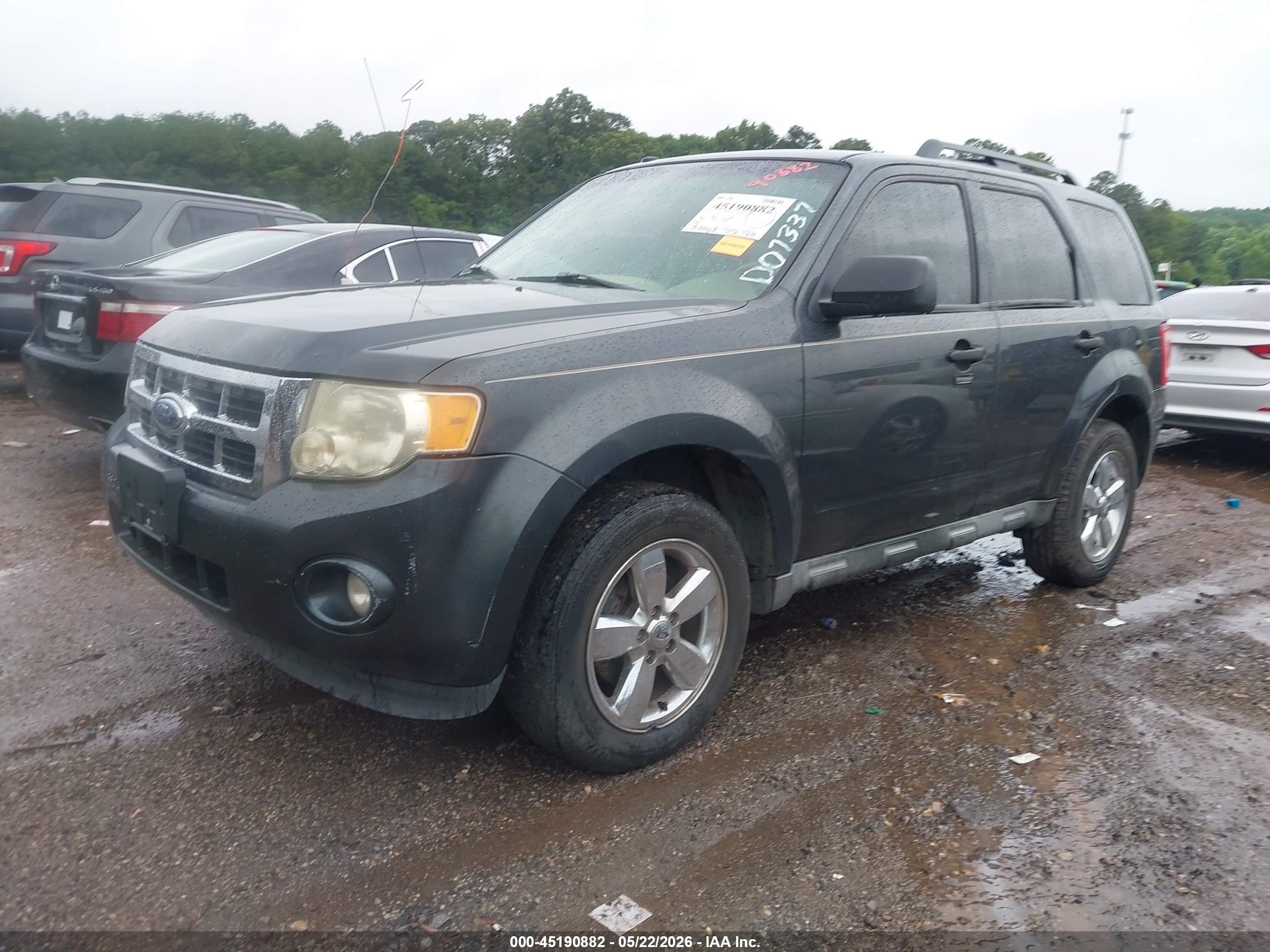 2009 Ford Escape Xlt Blue vin: 1FMCU03729KD07337