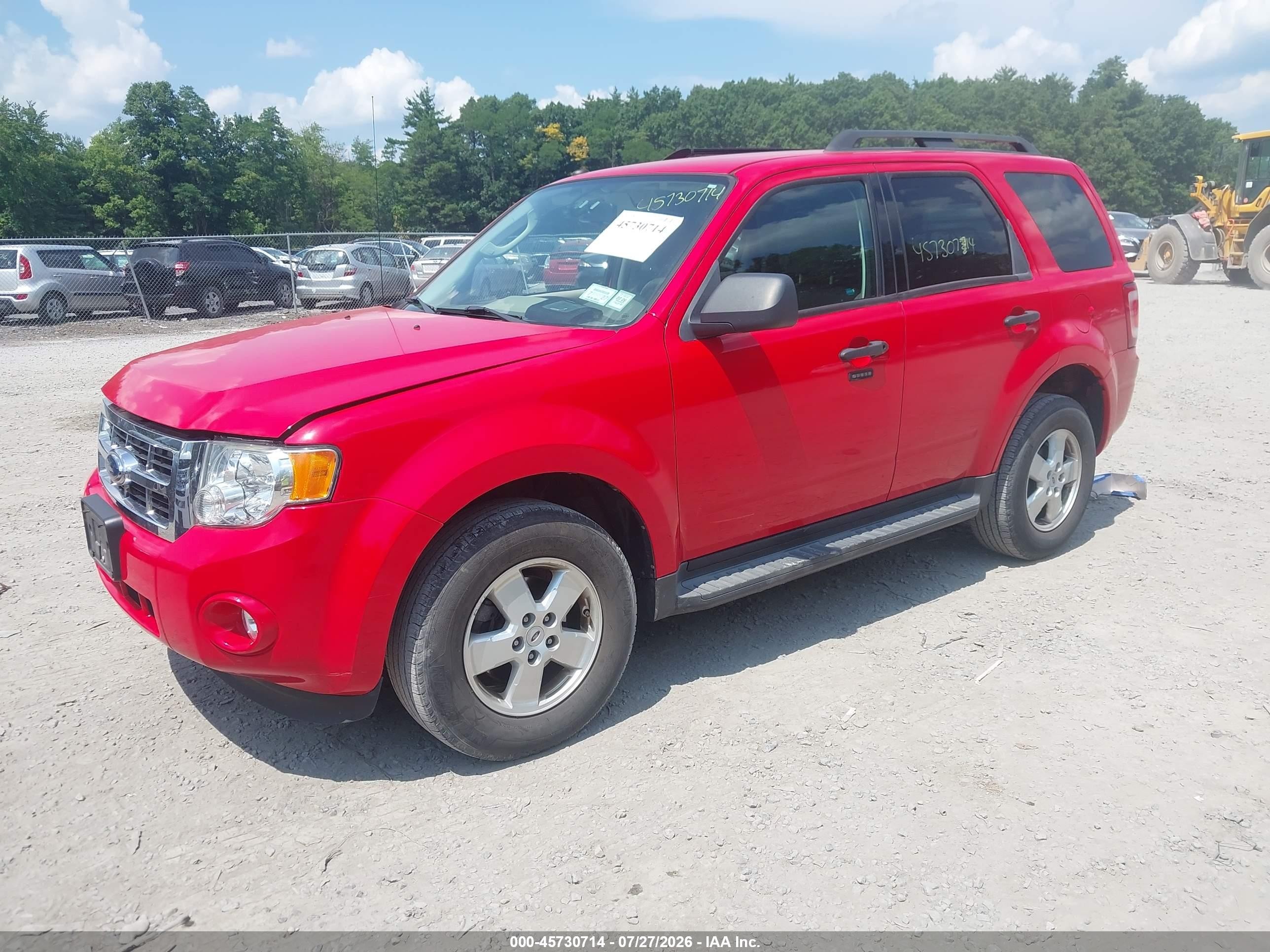 2009 Ford Escape Xlt Красный vin: 1FMCU03759KA92083