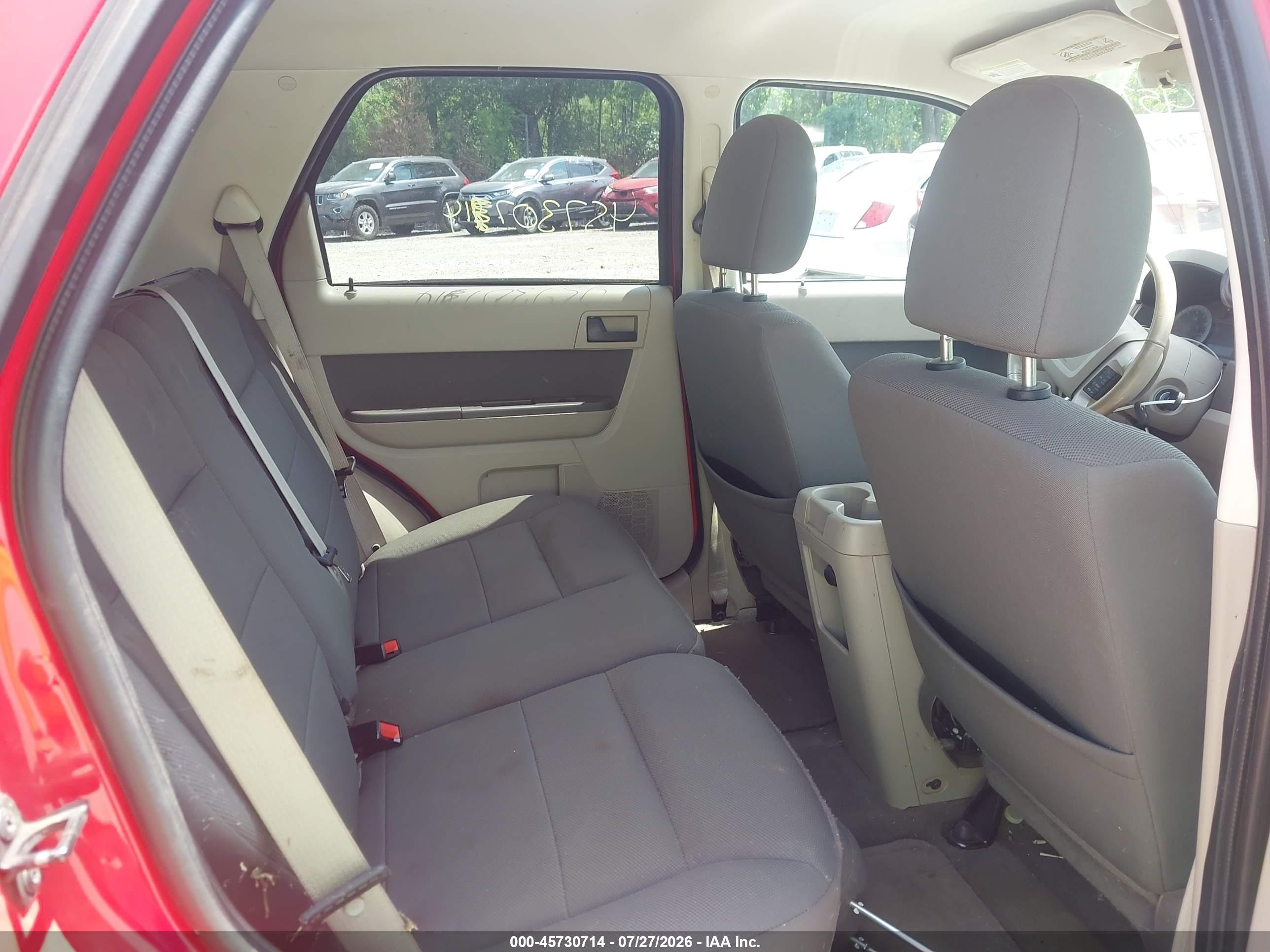 2009 Ford Escape Xlt Красный vin: 1FMCU03759KA92083