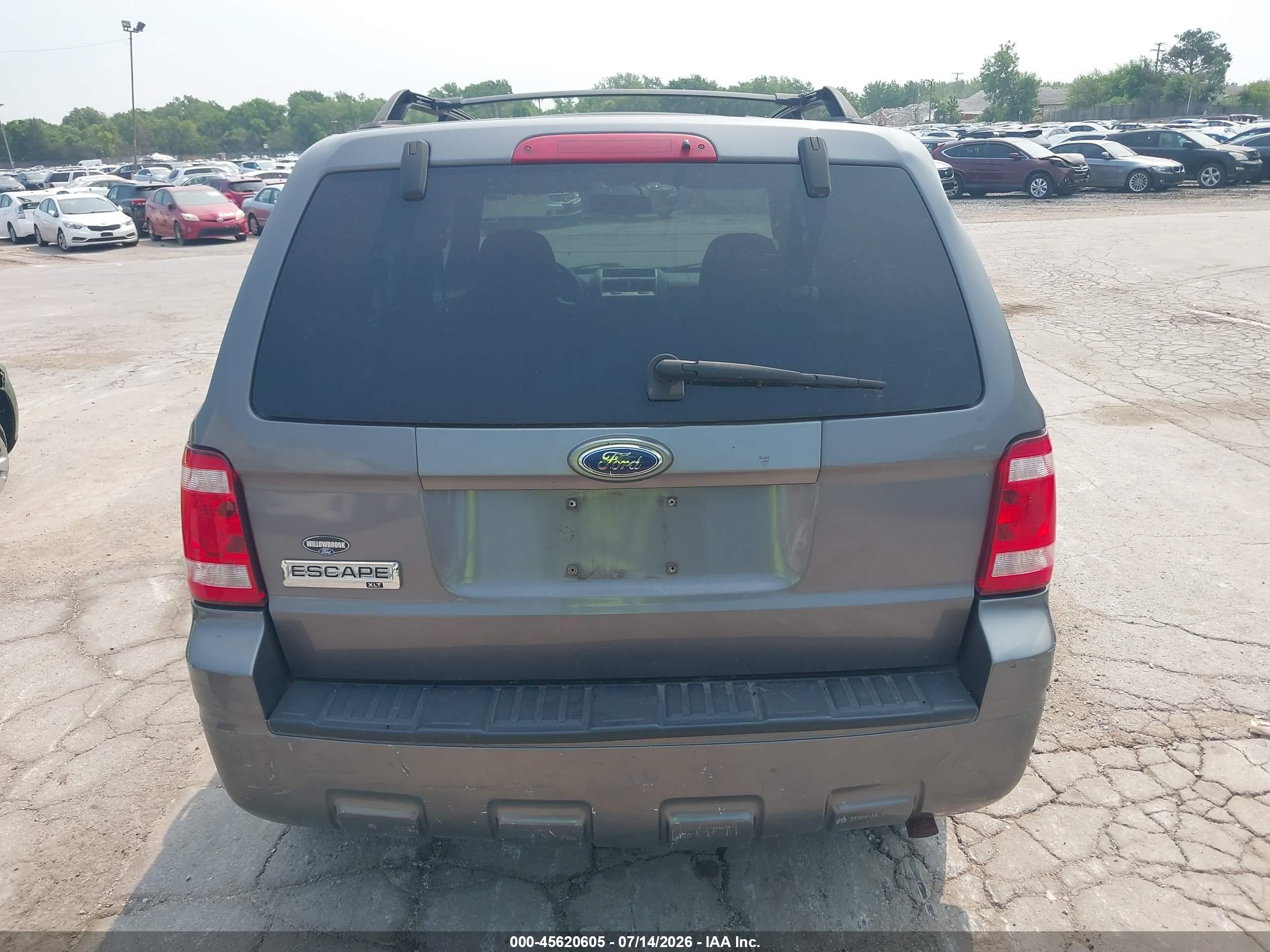 2009 Ford Escape Xlt Gray vin: 1FMCU03769KB21560