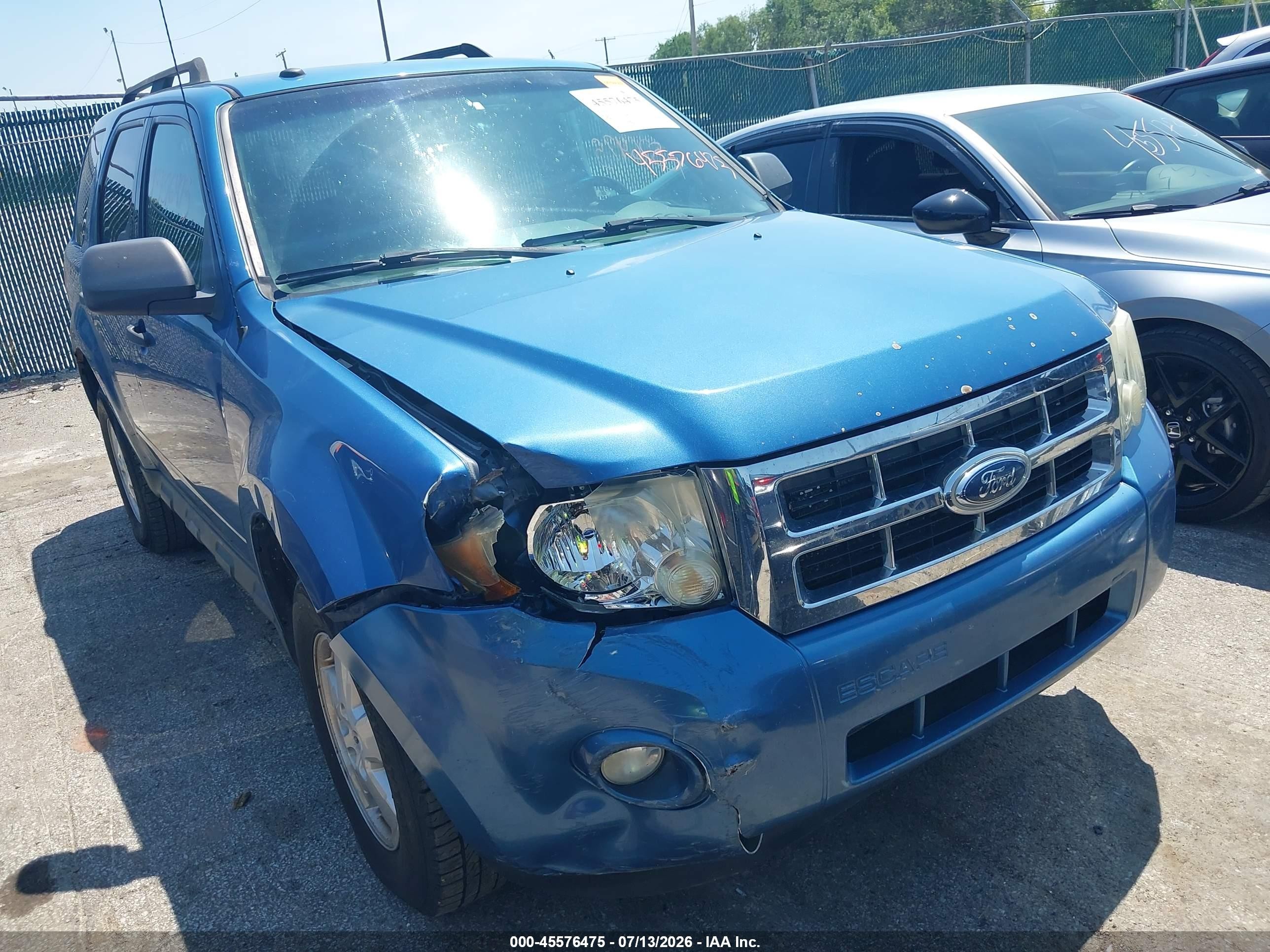 2009 Ford Escape Xlt Синий vin: 1FMCU03769KC46901