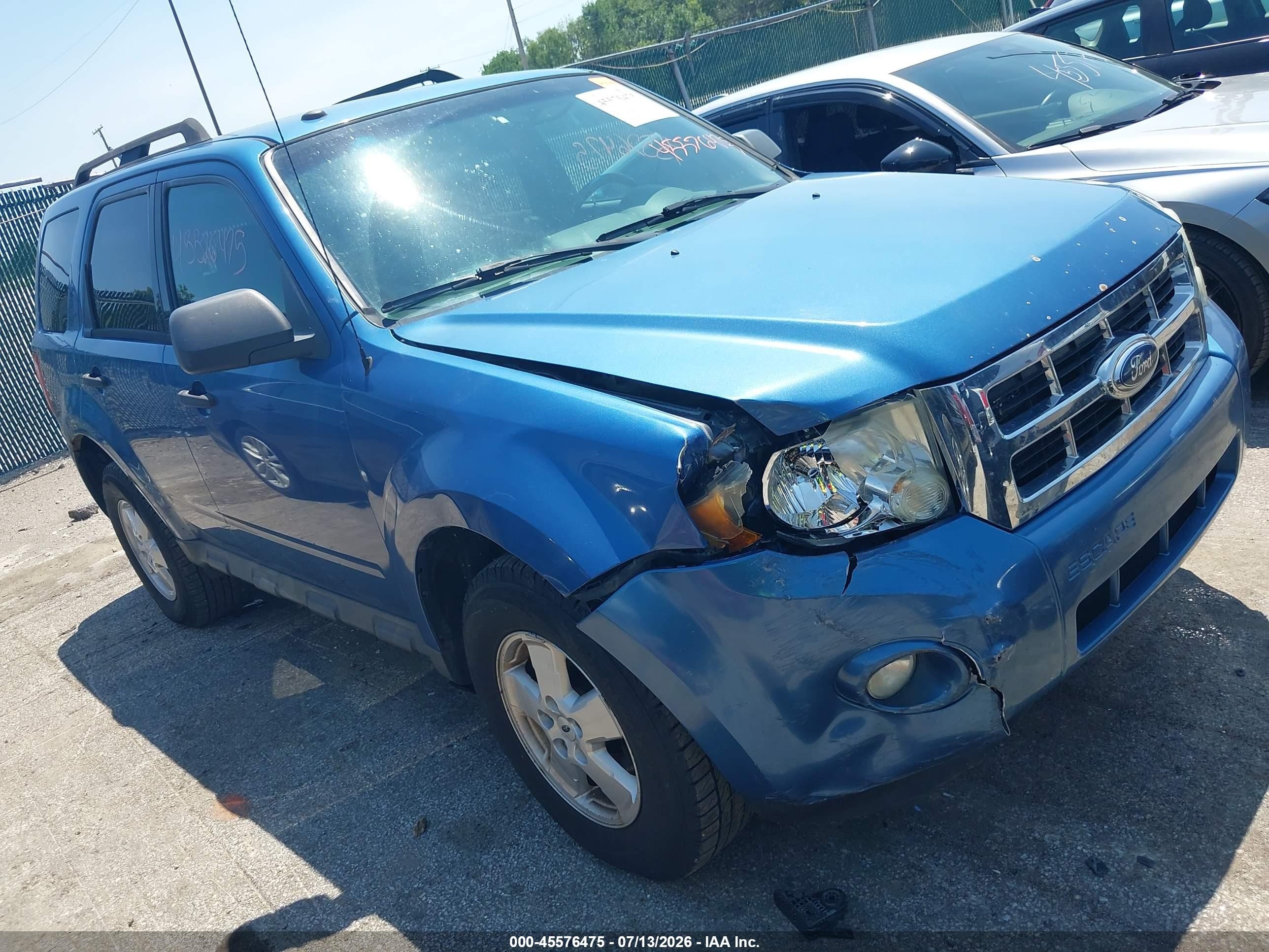 2009 Ford Escape Xlt Blue vin: 1FMCU03769KC46901