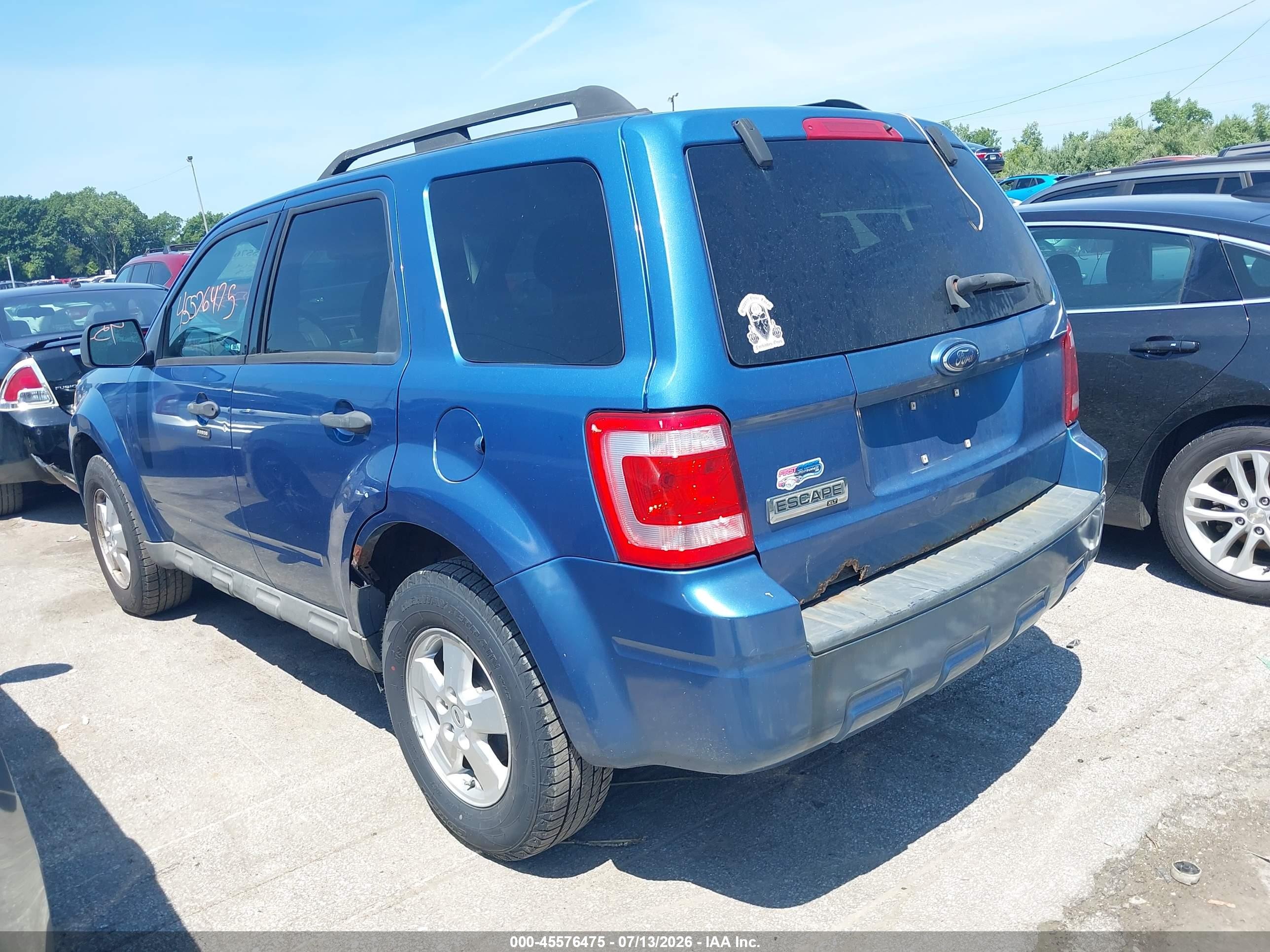 2009 Ford Escape Xlt Синий vin: 1FMCU03769KC46901