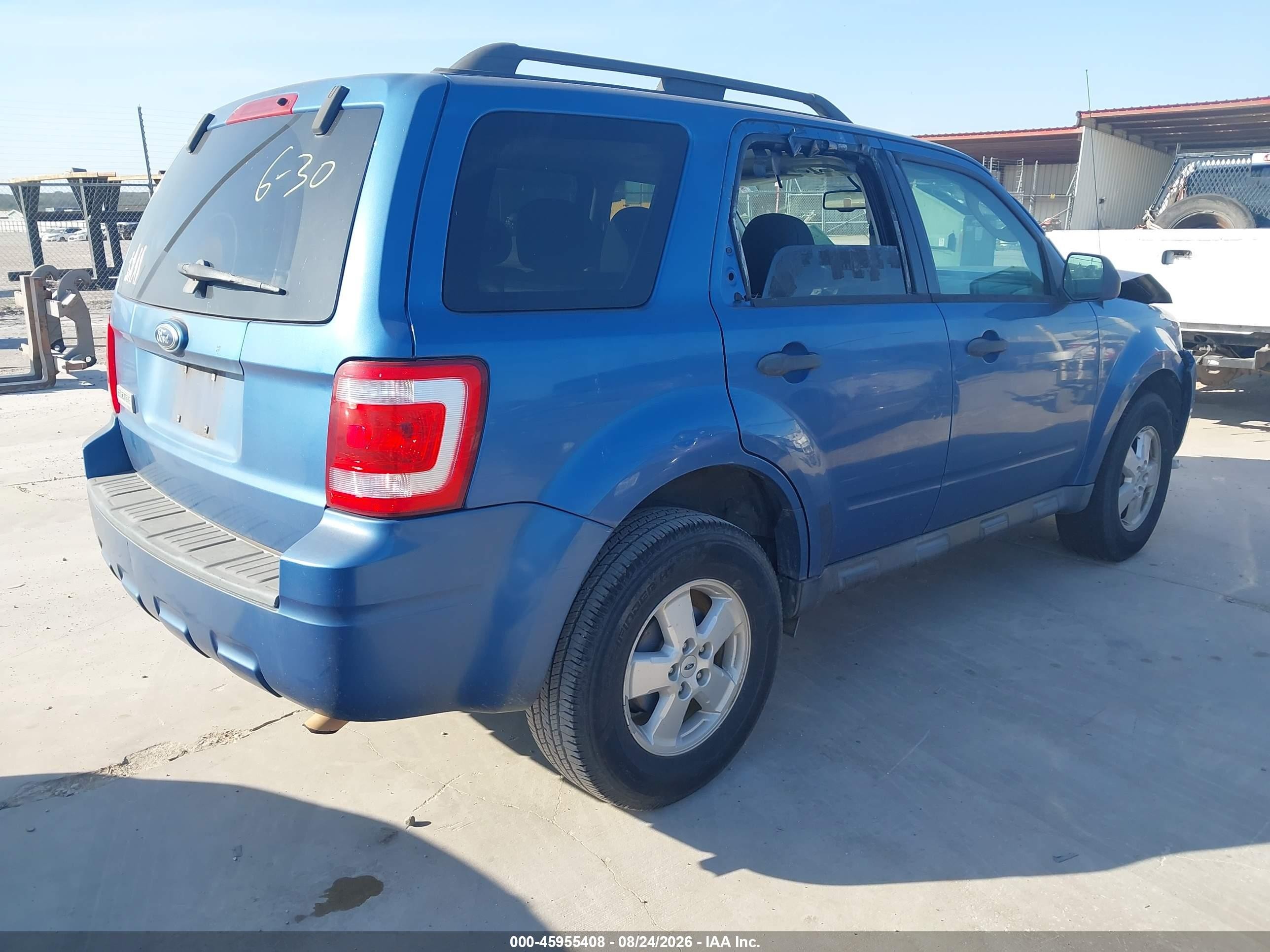 2009 Ford Escape Xlt Blue vin: 1FMCU03779KA07289