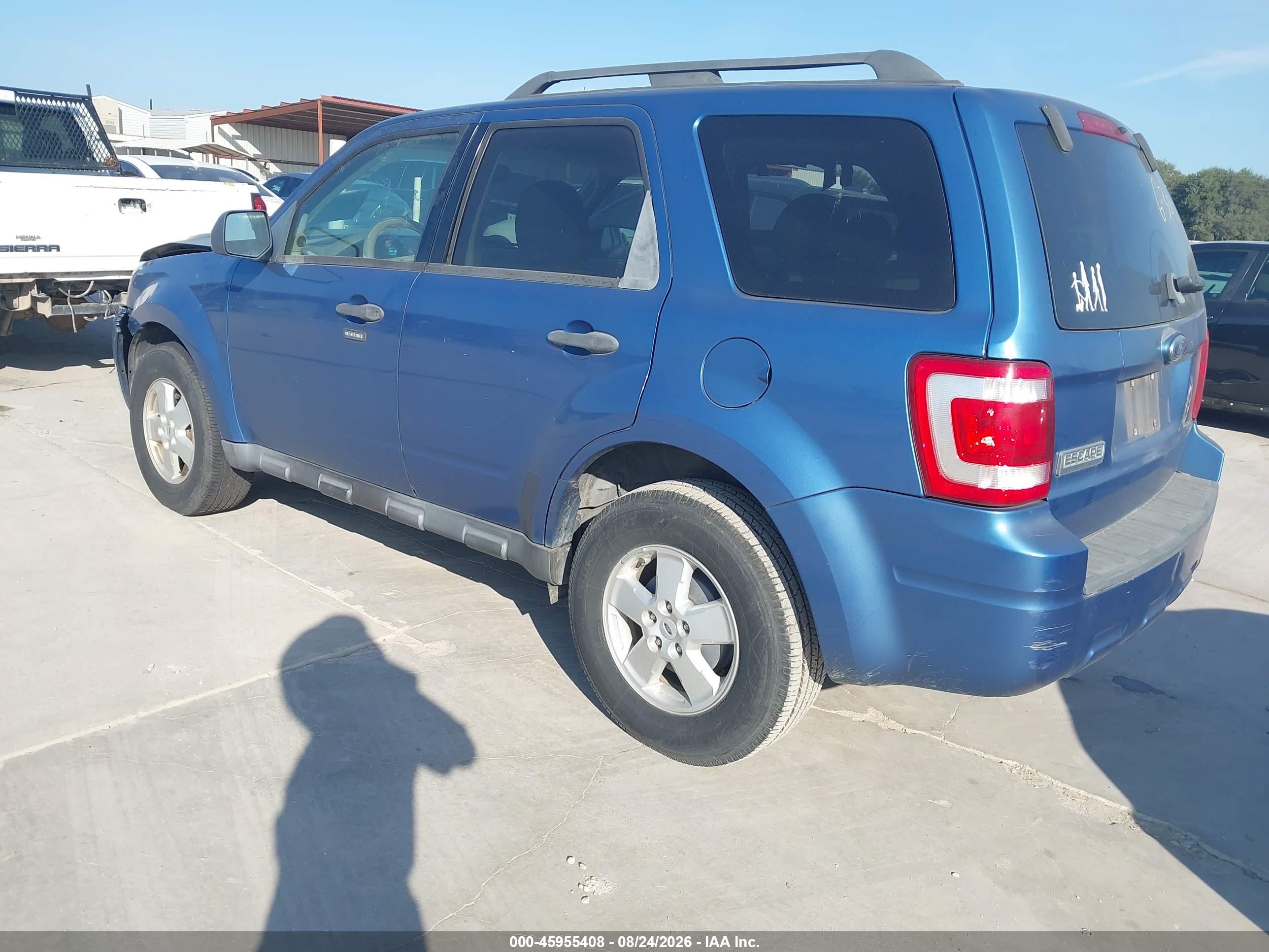 2009 Ford Escape Xlt Blue vin: 1FMCU03779KA07289