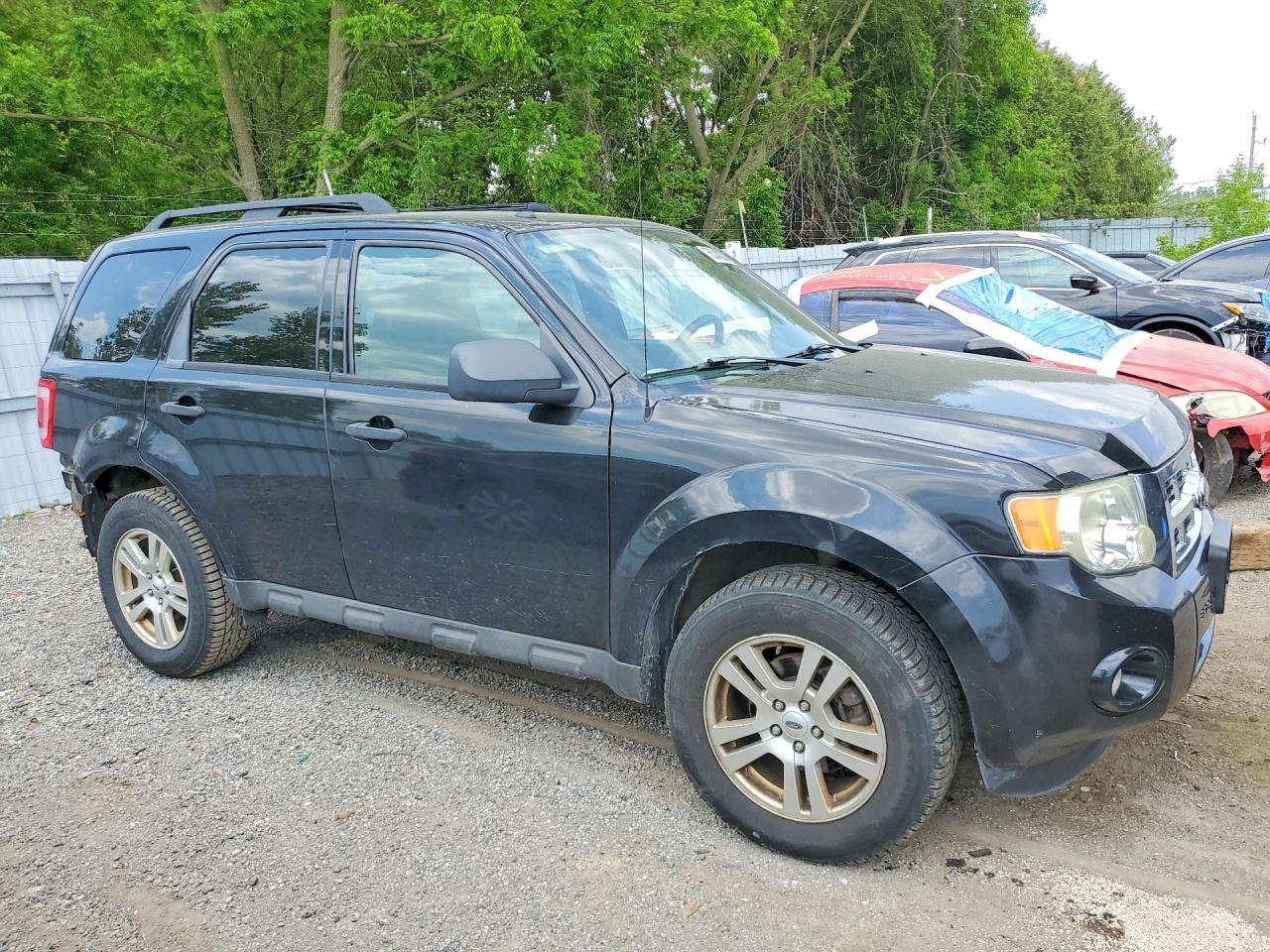 2009 Ford Escape Xlt Black vin: 1FMCU03779KA48490