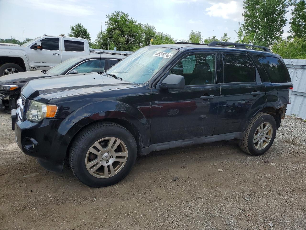 2009 Ford Escape Xlt Black vin: 1FMCU03779KA48490