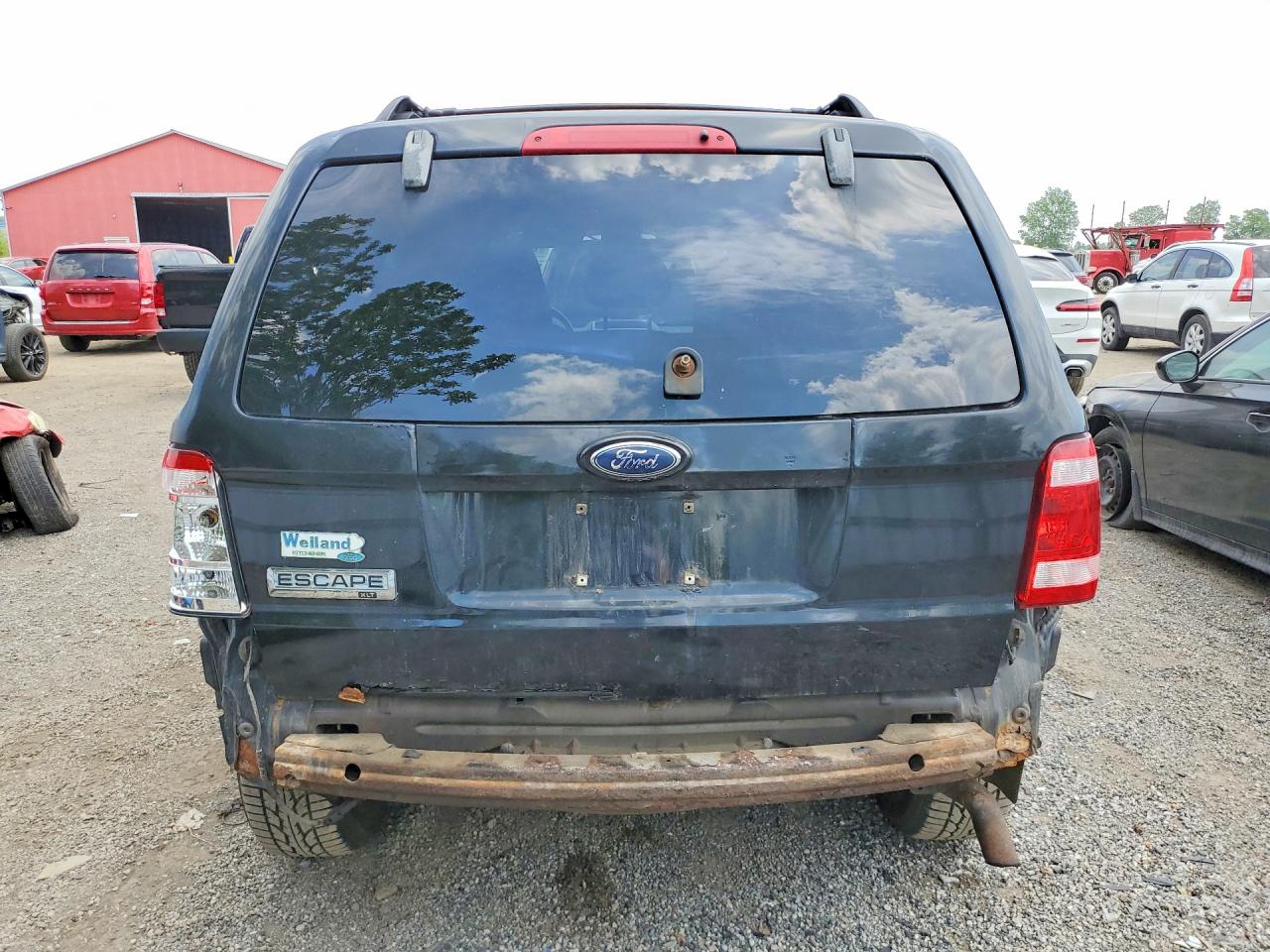 2009 Ford Escape Xlt Black vin: 1FMCU03779KA48490