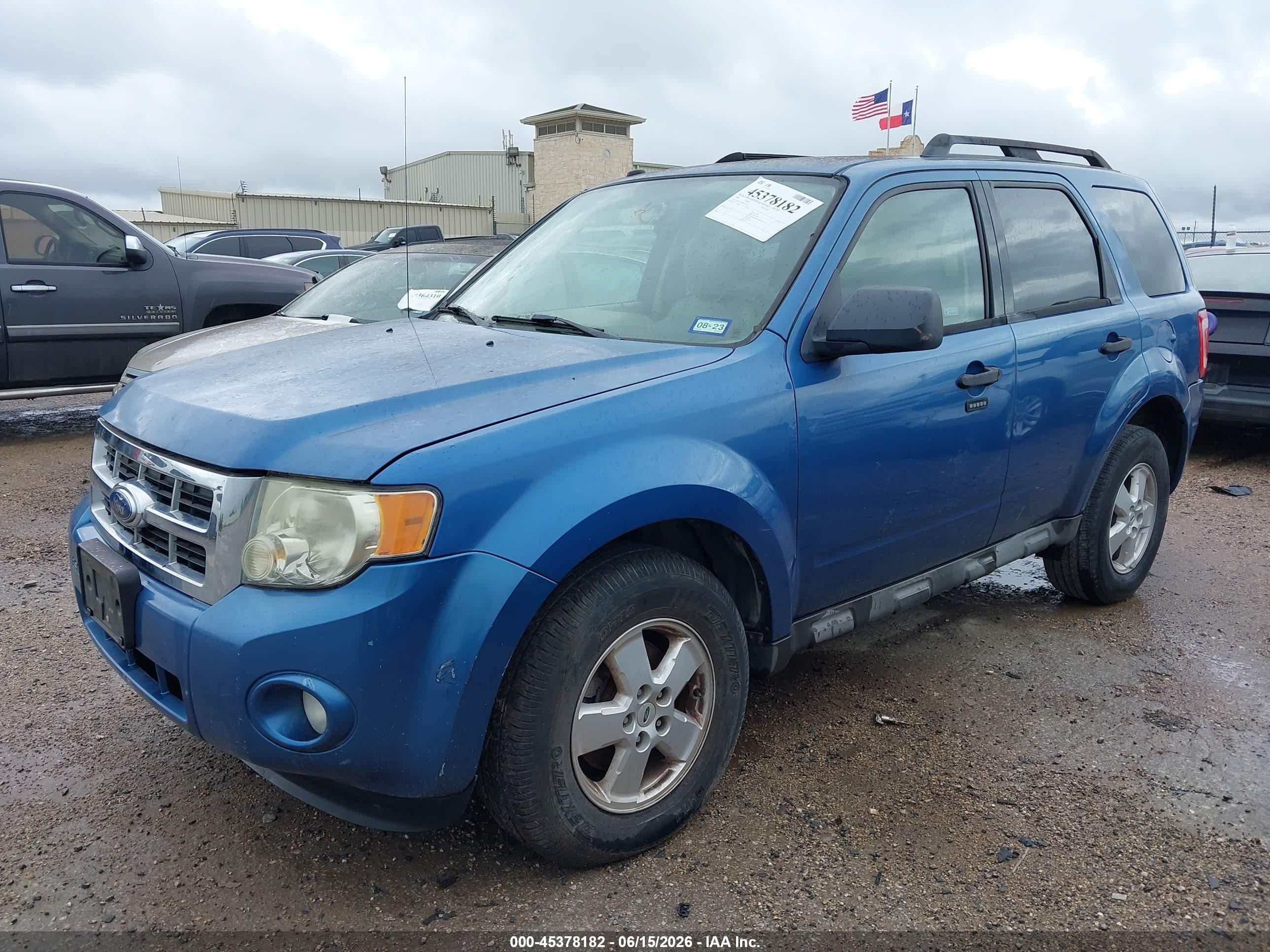 2009 Ford Escape Xlt Blue vin: 1FMCU03789KA51365
