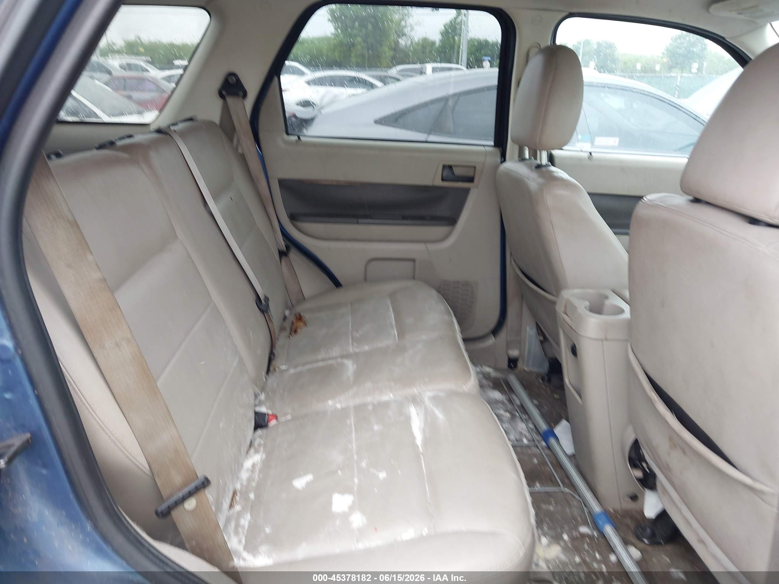 2009 Ford Escape Xlt Blue vin: 1FMCU03789KA51365
