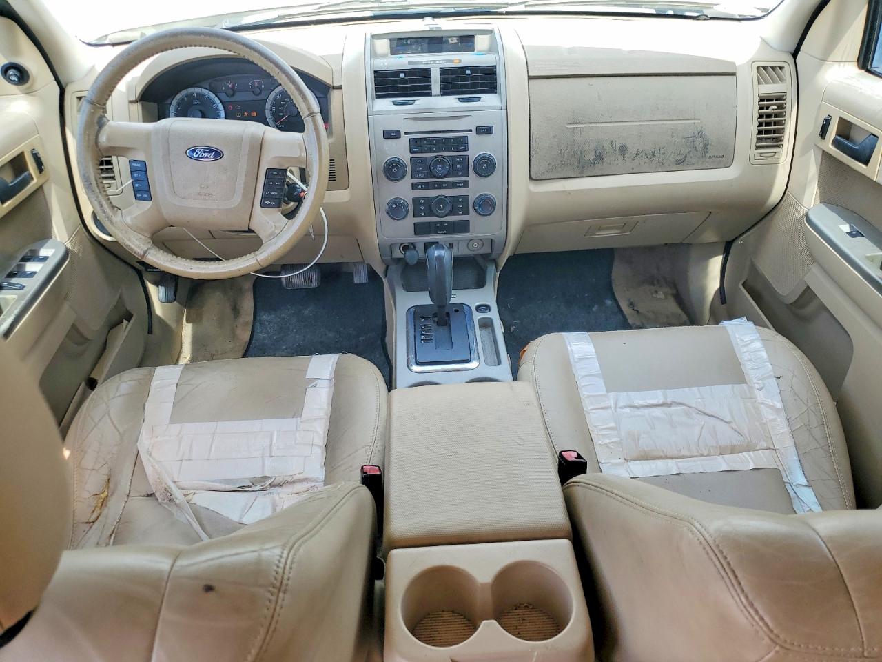 2009 Ford Escape Xlt Beige vin: 1FMCU03799KA36664
