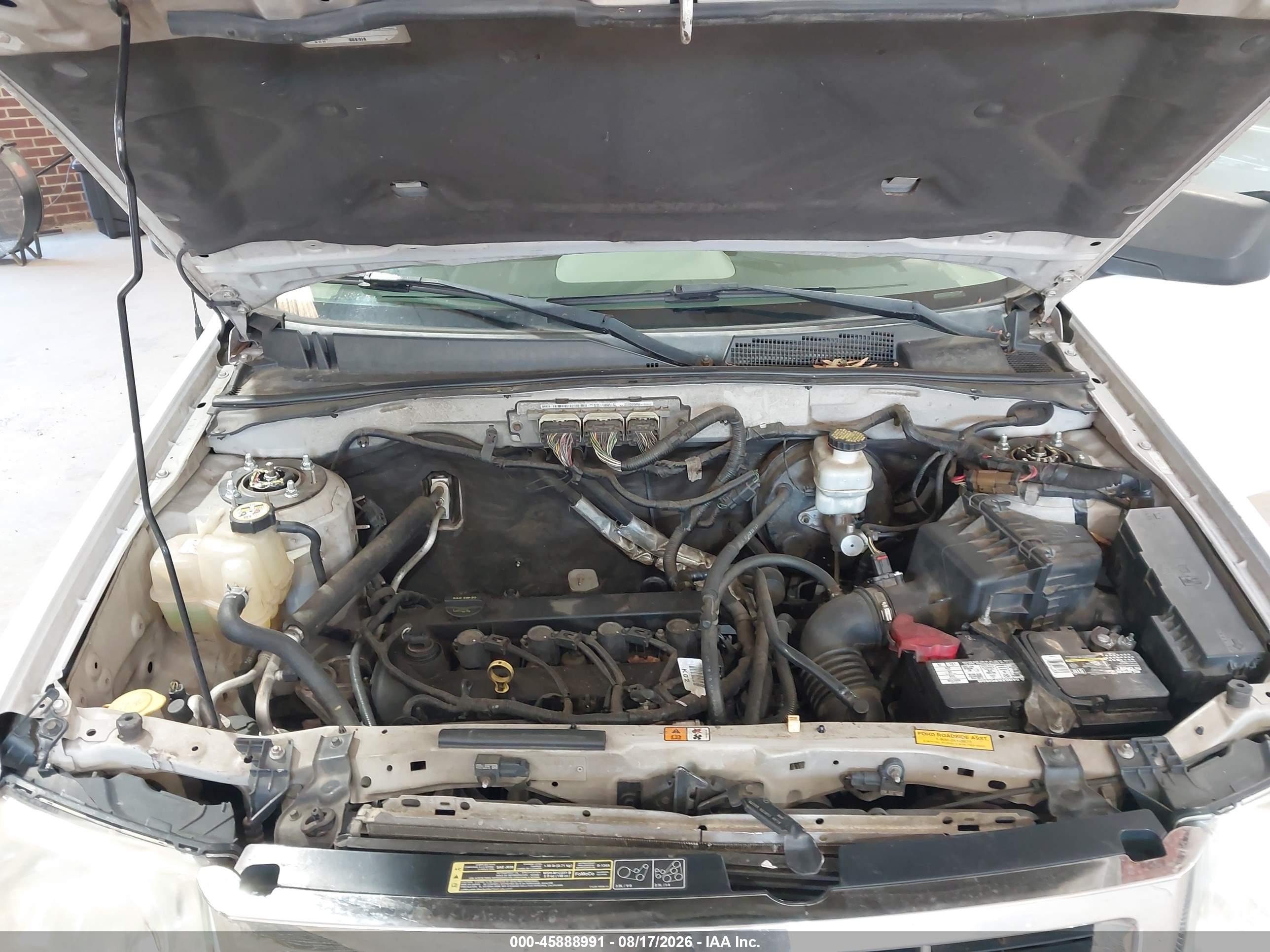 2009 Ford Escape Xlt White vin: 1FMCU037X9KA42781
