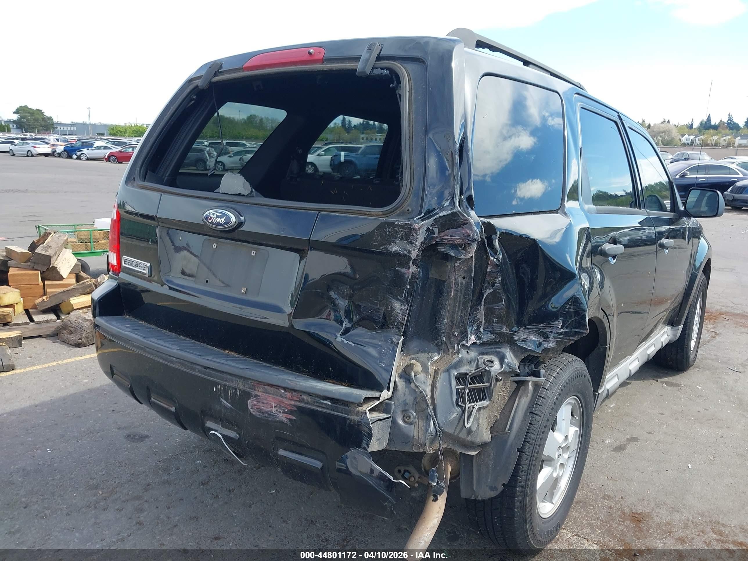 2009 Ford Escape Xlt Black vin: 1FMCU037X9KB28365