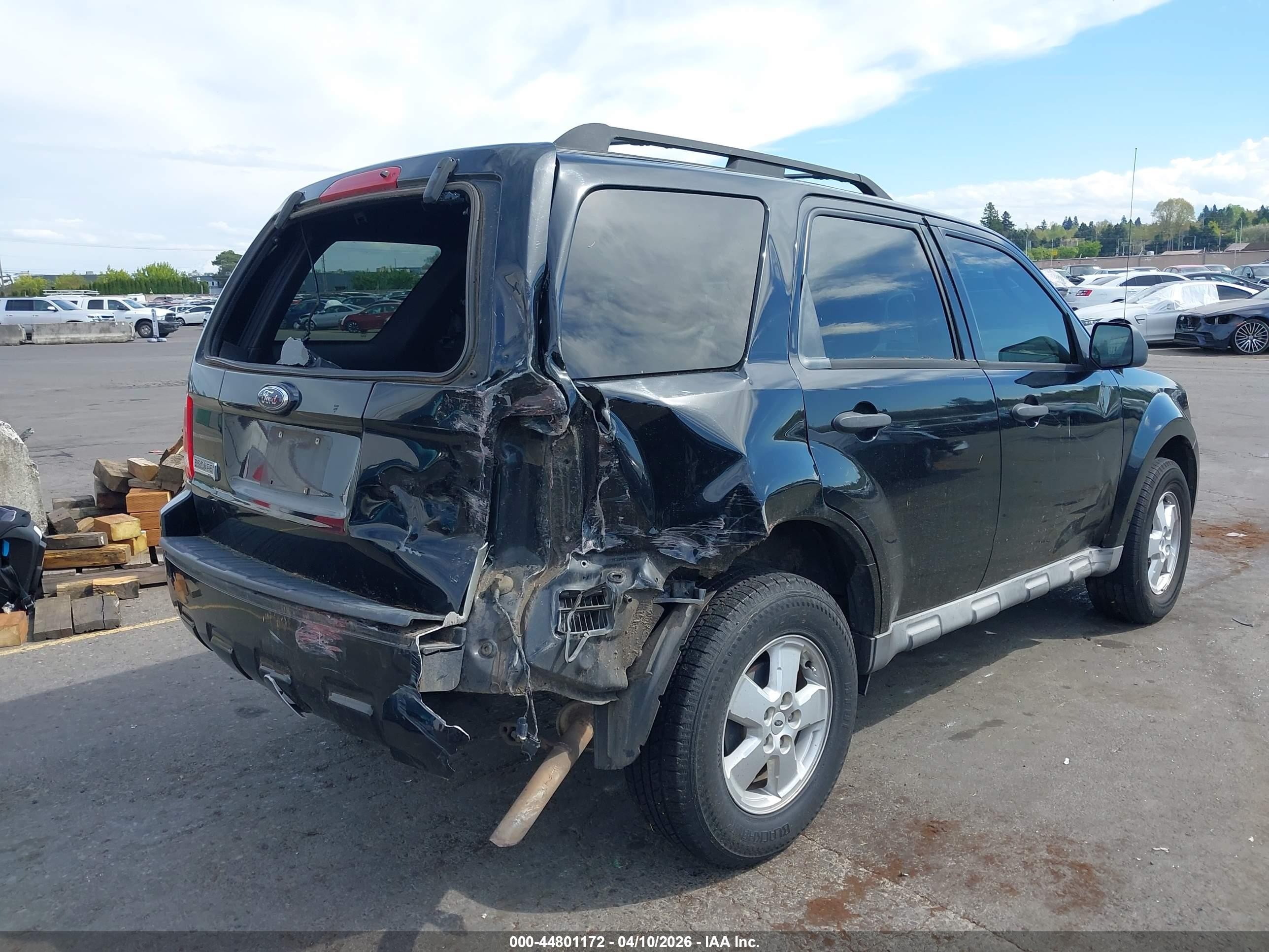 2009 Ford Escape Xlt Black vin: 1FMCU037X9KB28365