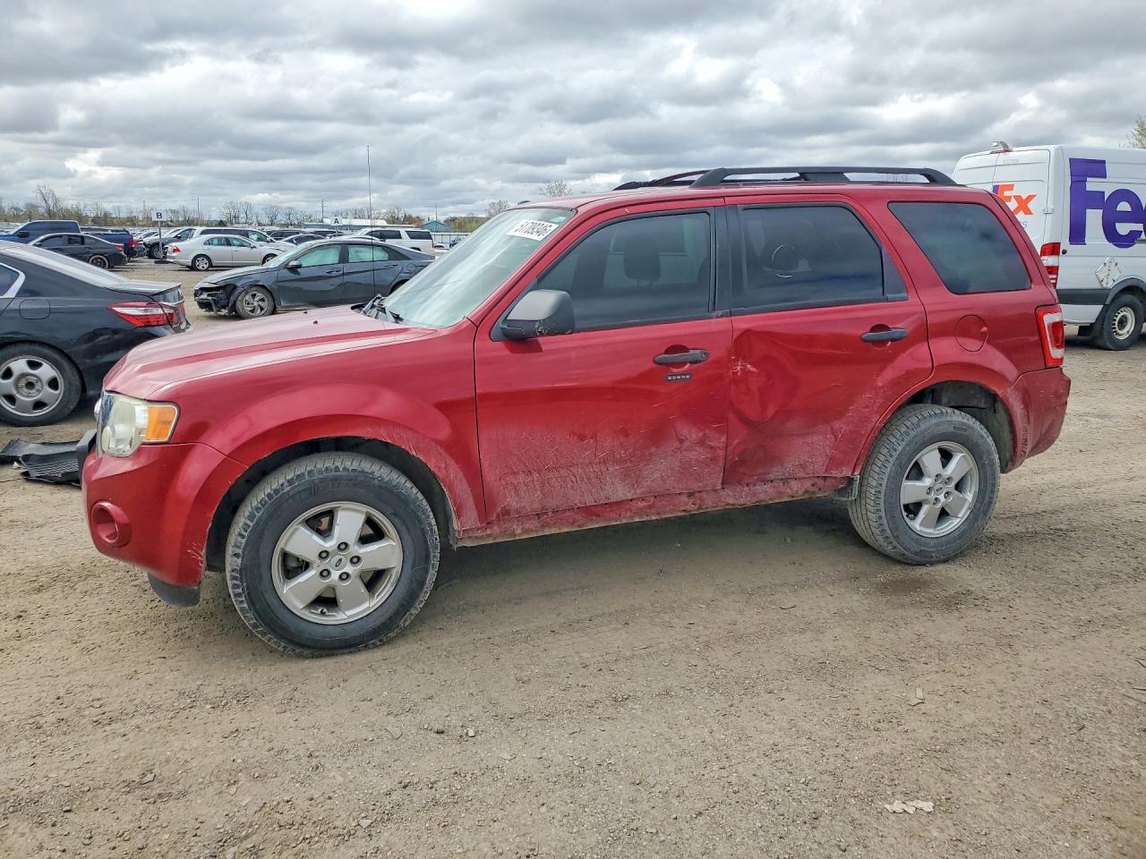 2009 Ford Escape Xlt Red vin: 1FMCU03G09KB91989
