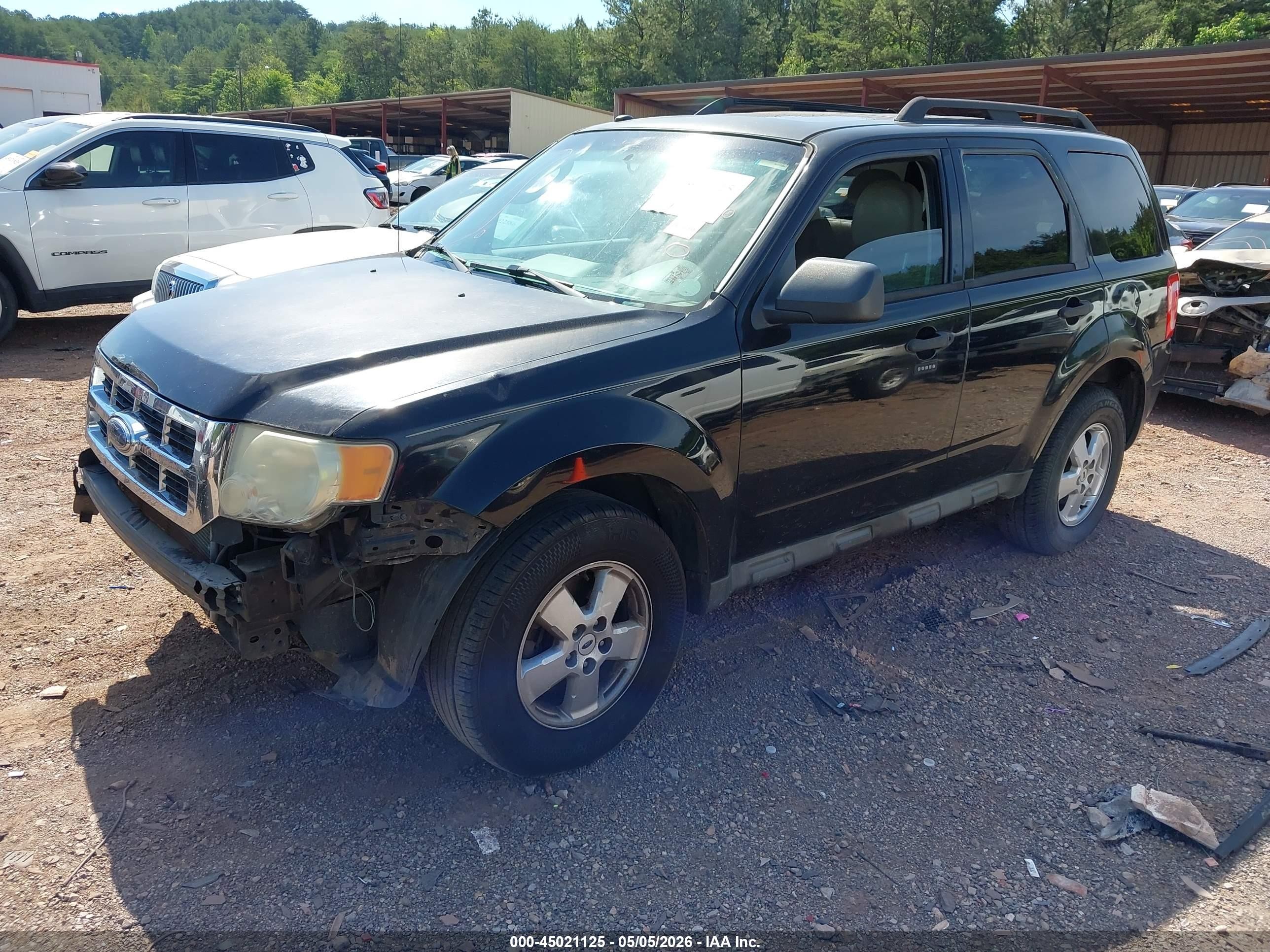 2009 Ford Escape Xlt Black vin: 1FMCU03G19KA50493