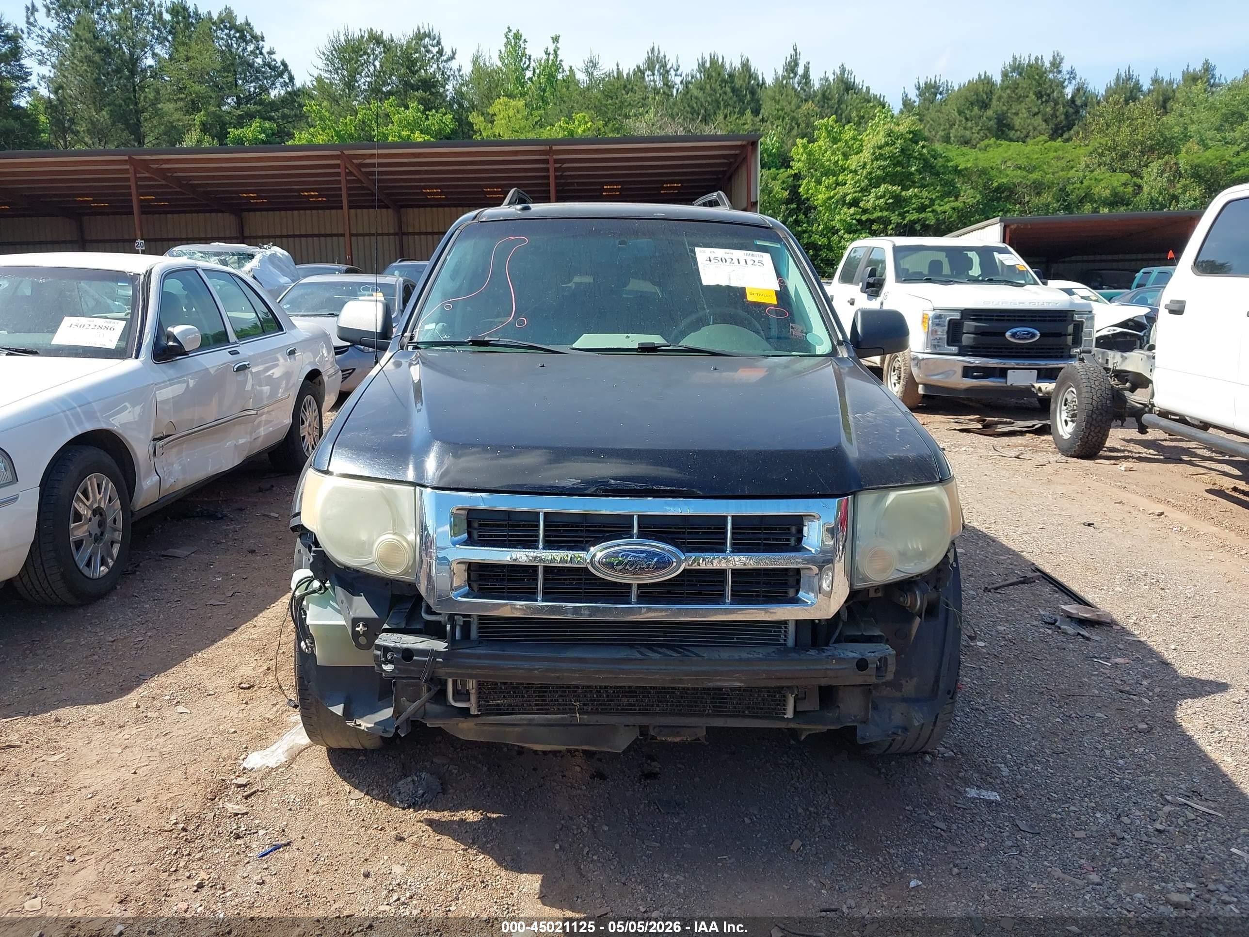 2009 Ford Escape Xlt Black vin: 1FMCU03G19KA50493