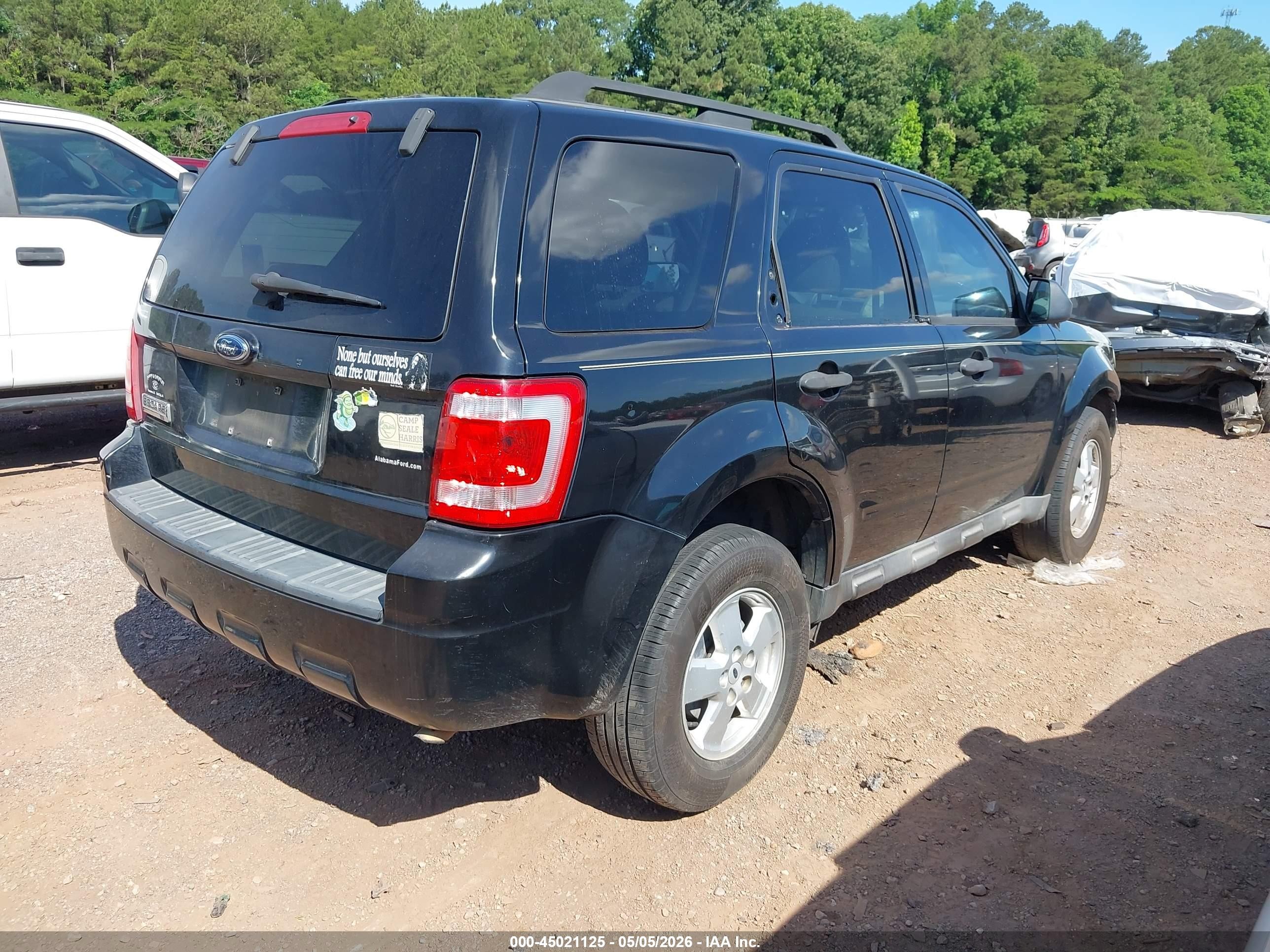 2009 Ford Escape Xlt Black vin: 1FMCU03G19KA50493