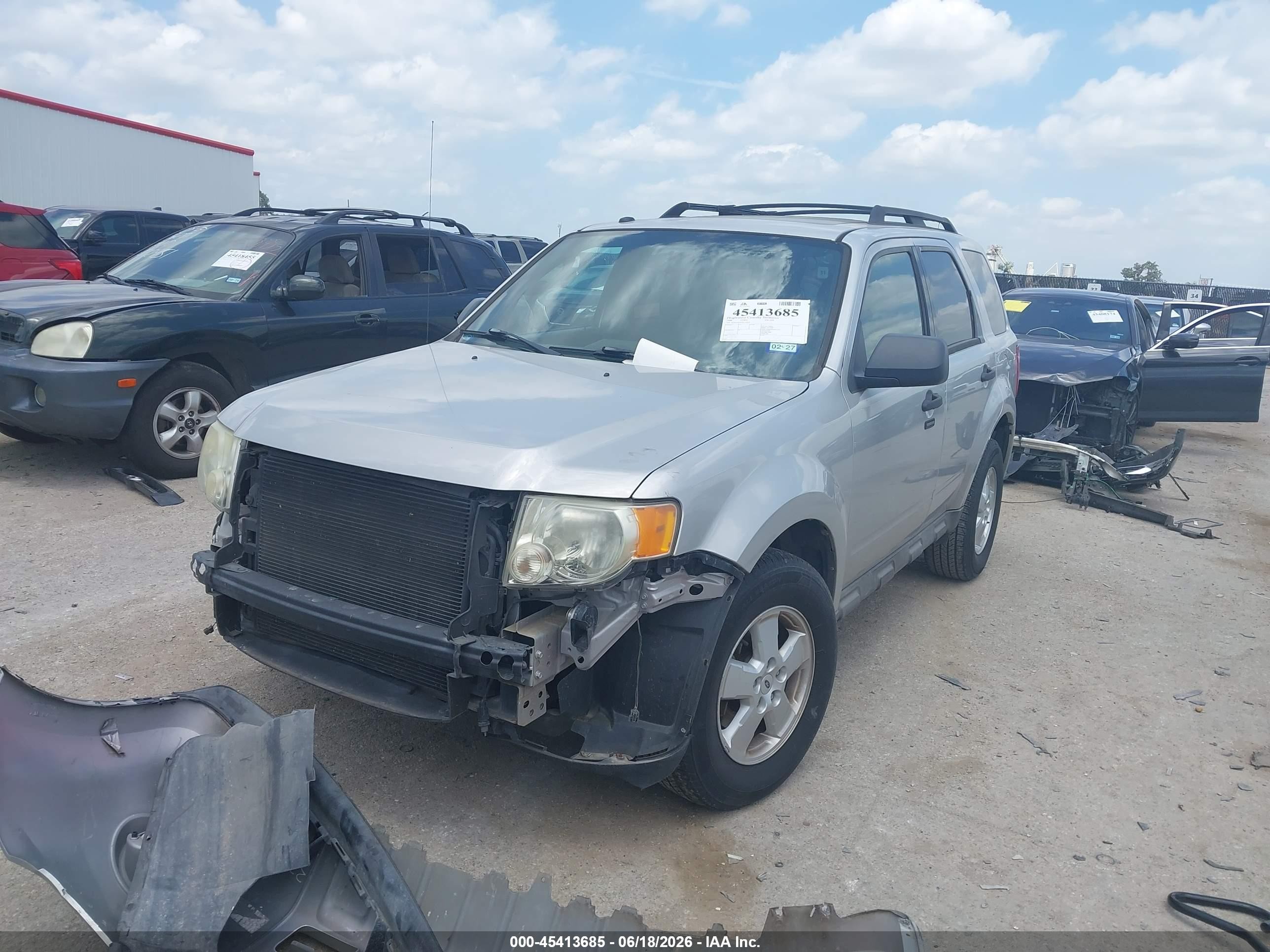 2009 Ford Escape Xlt Silver vin: 1FMCU03G19KA64958