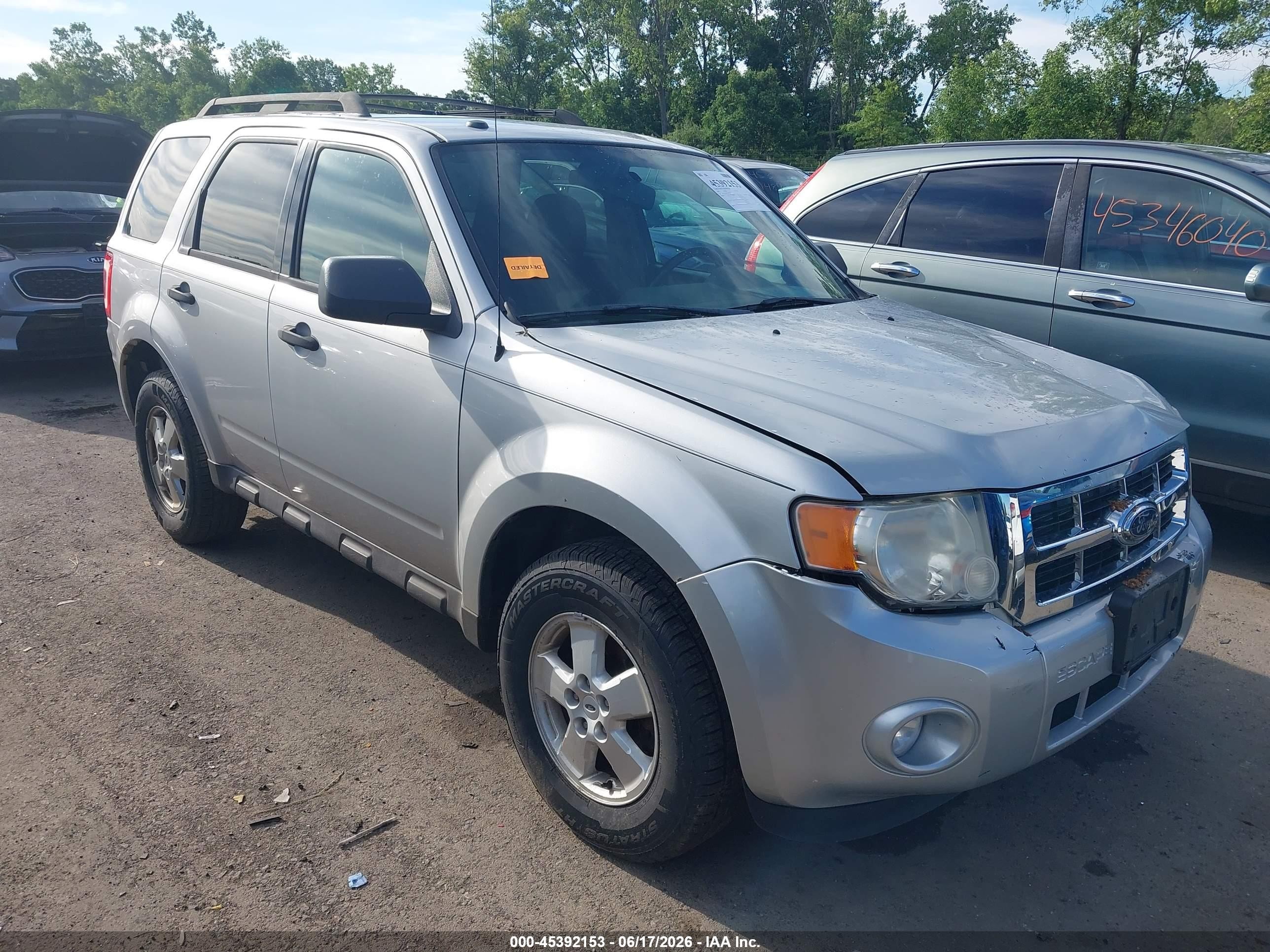 2009 Ford Escape Xlt Silver vin: 1FMCU03G19KA65849