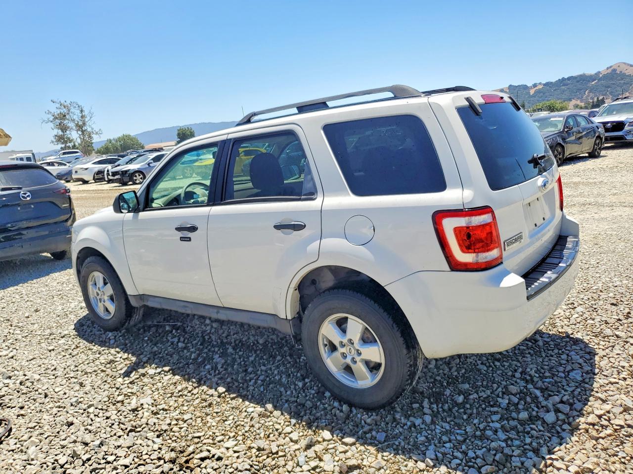 2009 Ford Escape Xlt White vin: 1FMCU03G19KA94980