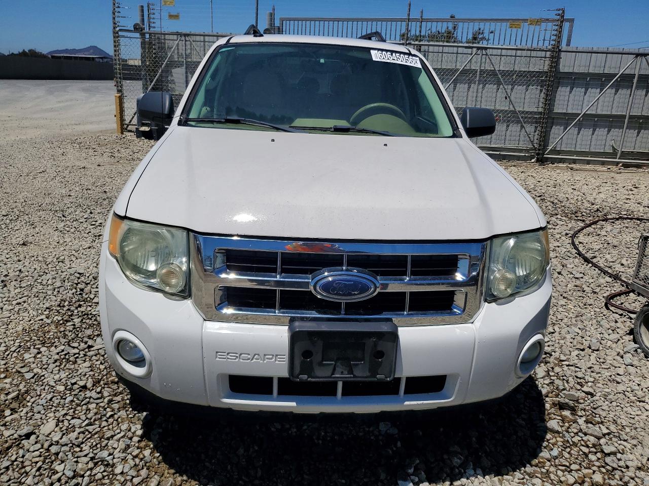 2009 Ford Escape Xlt White vin: 1FMCU03G19KA94980