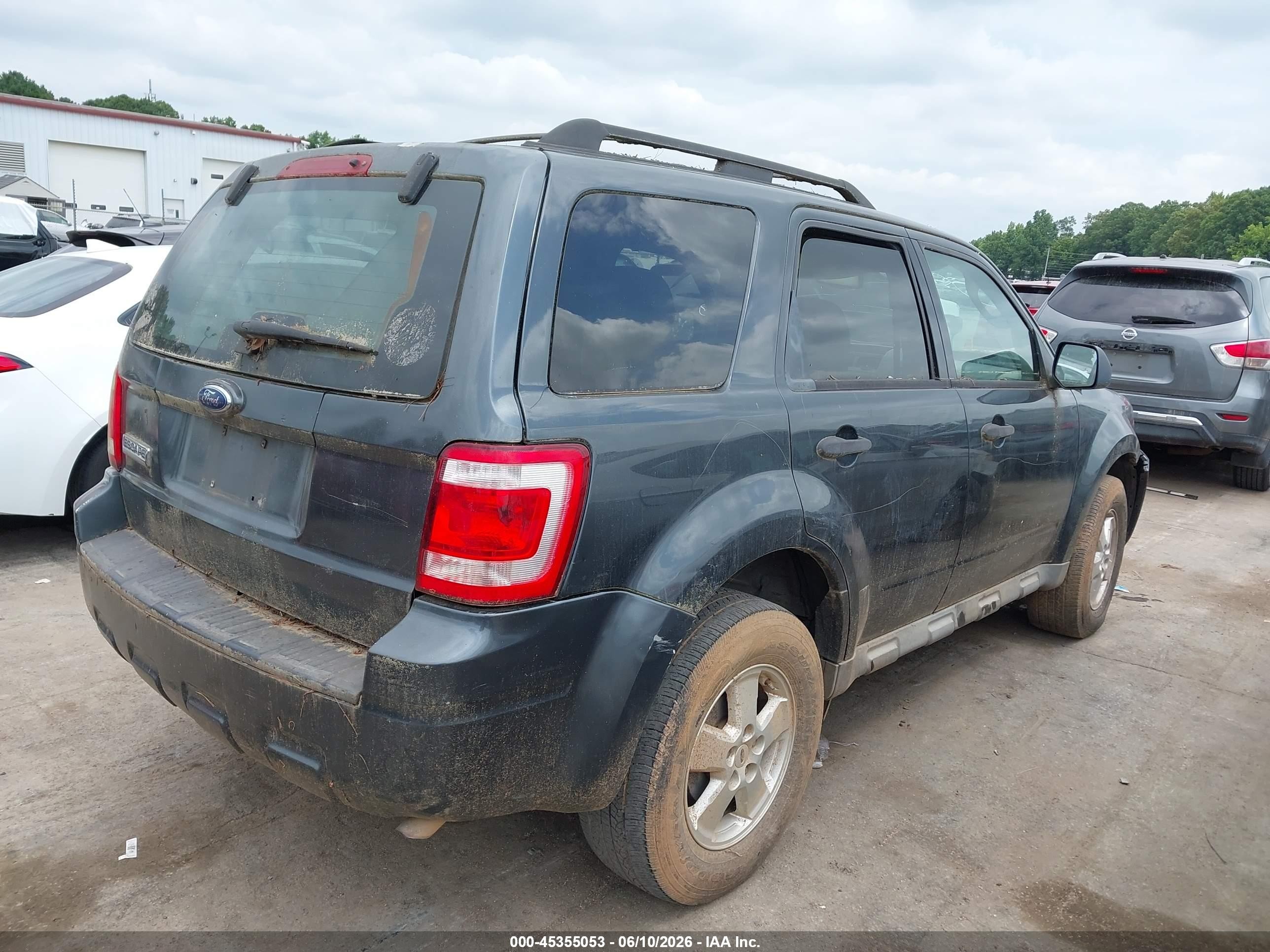 2009 Ford Escape Xlt Gray vin: 1FMCU03G19KB86557