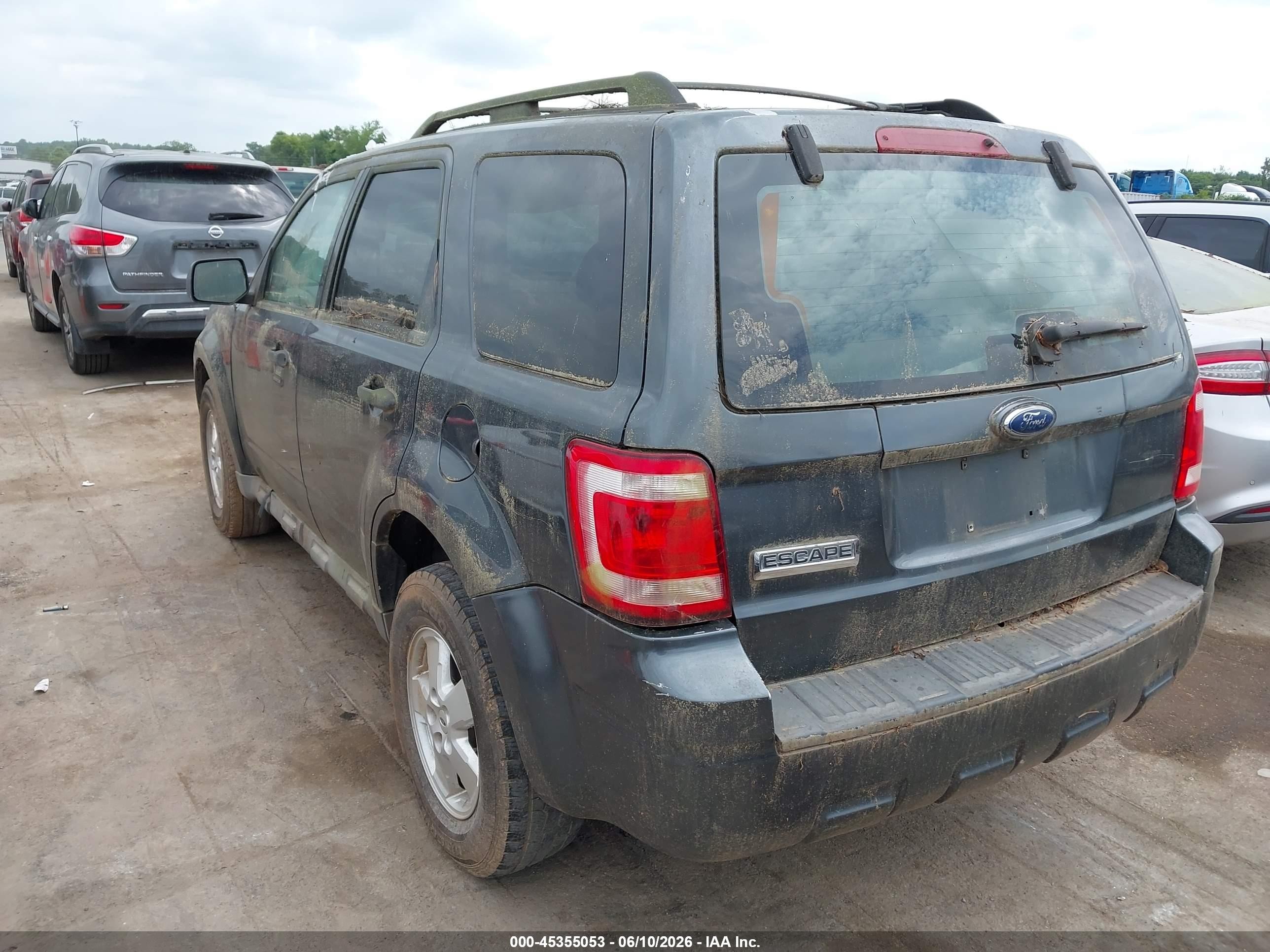 2009 Ford Escape Xlt Gray vin: 1FMCU03G19KB86557