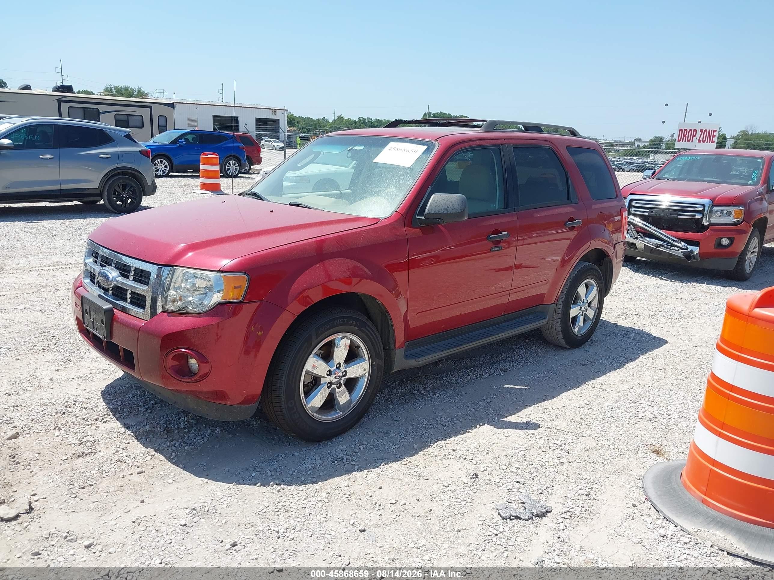2009 Ford Escape Xlt Red vin: 1FMCU03G19KC34090
