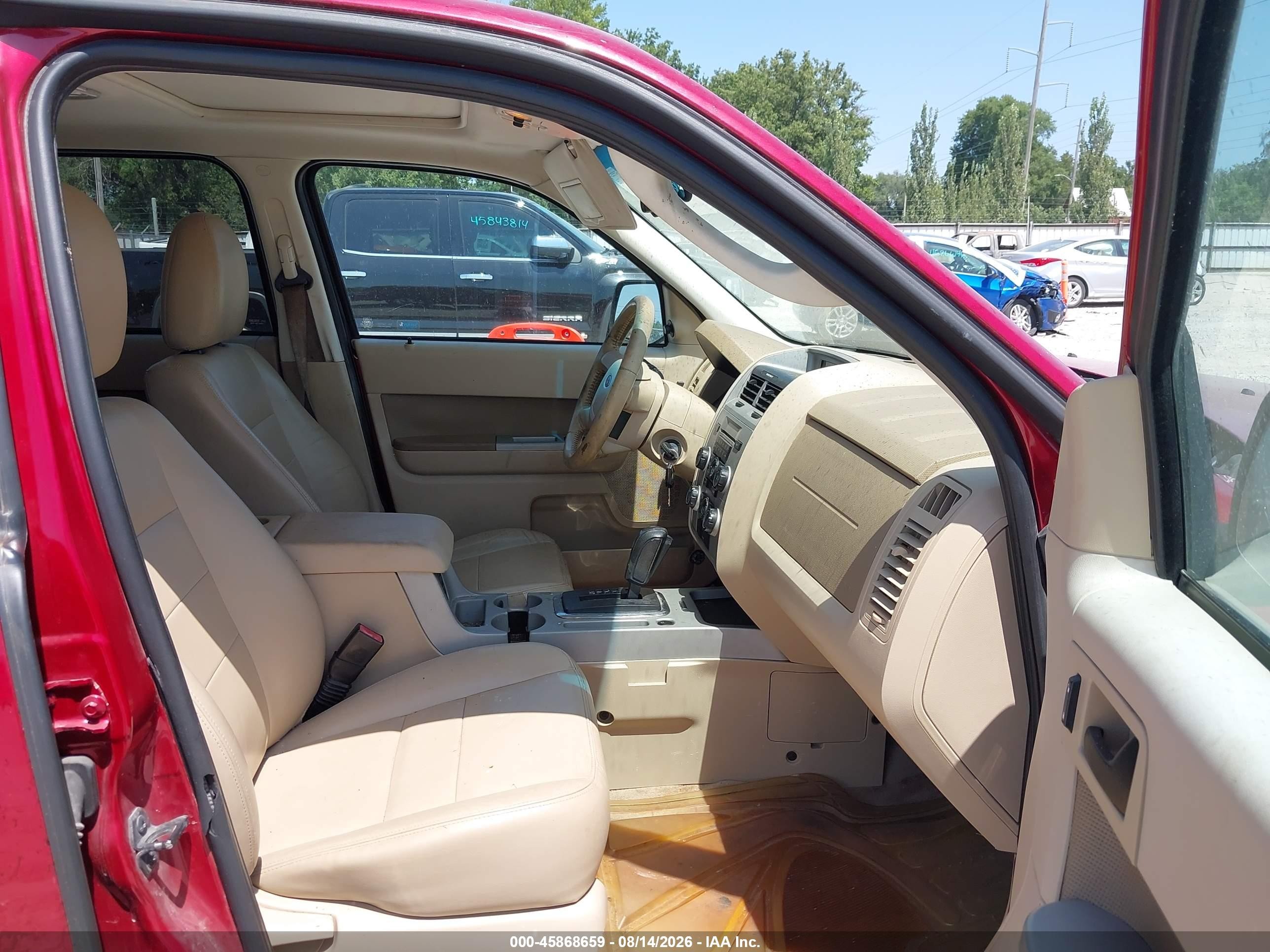 2009 Ford Escape Xlt Red vin: 1FMCU03G19KC34090
