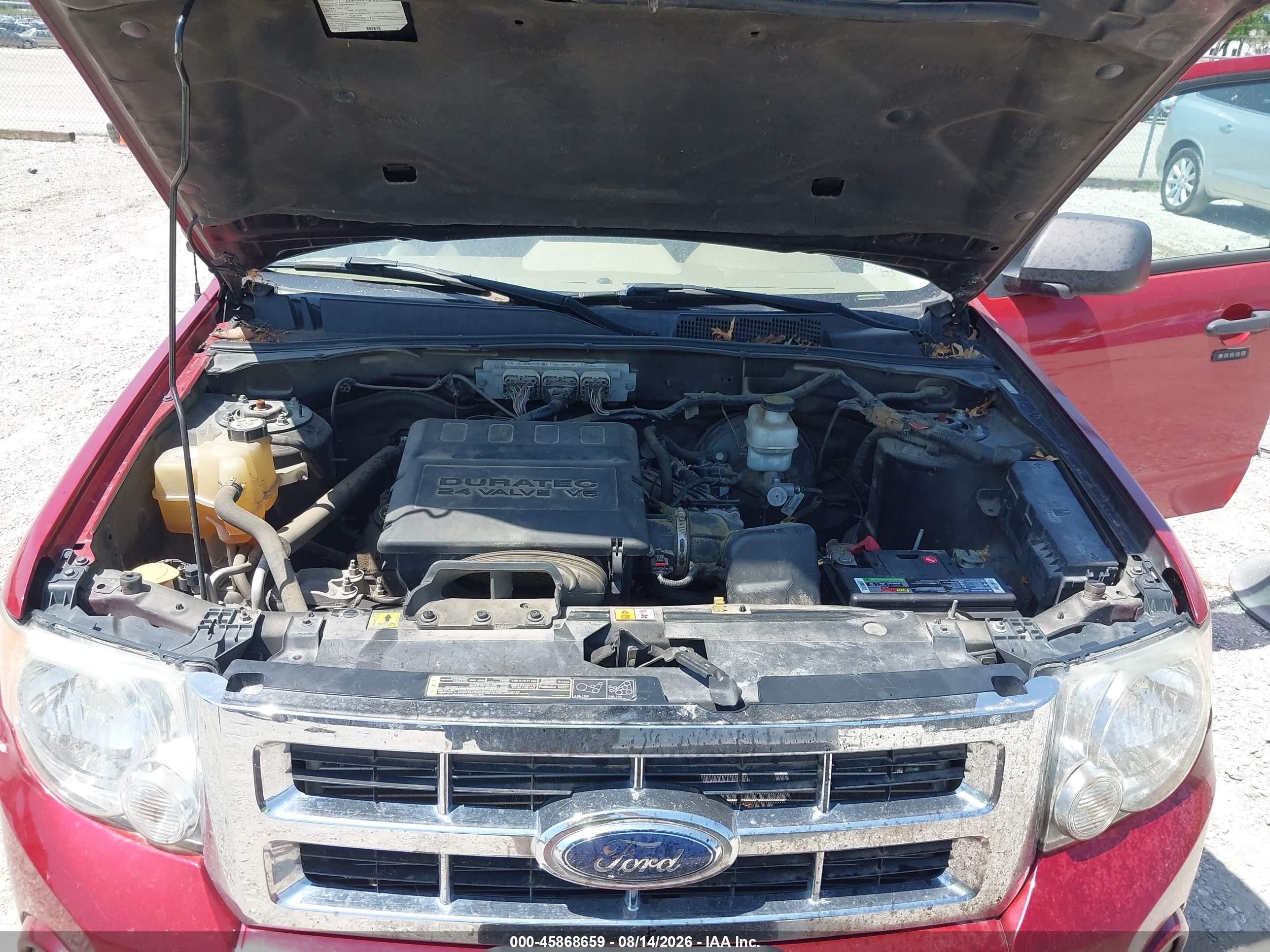 2009 Ford Escape Xlt Red vin: 1FMCU03G19KC34090