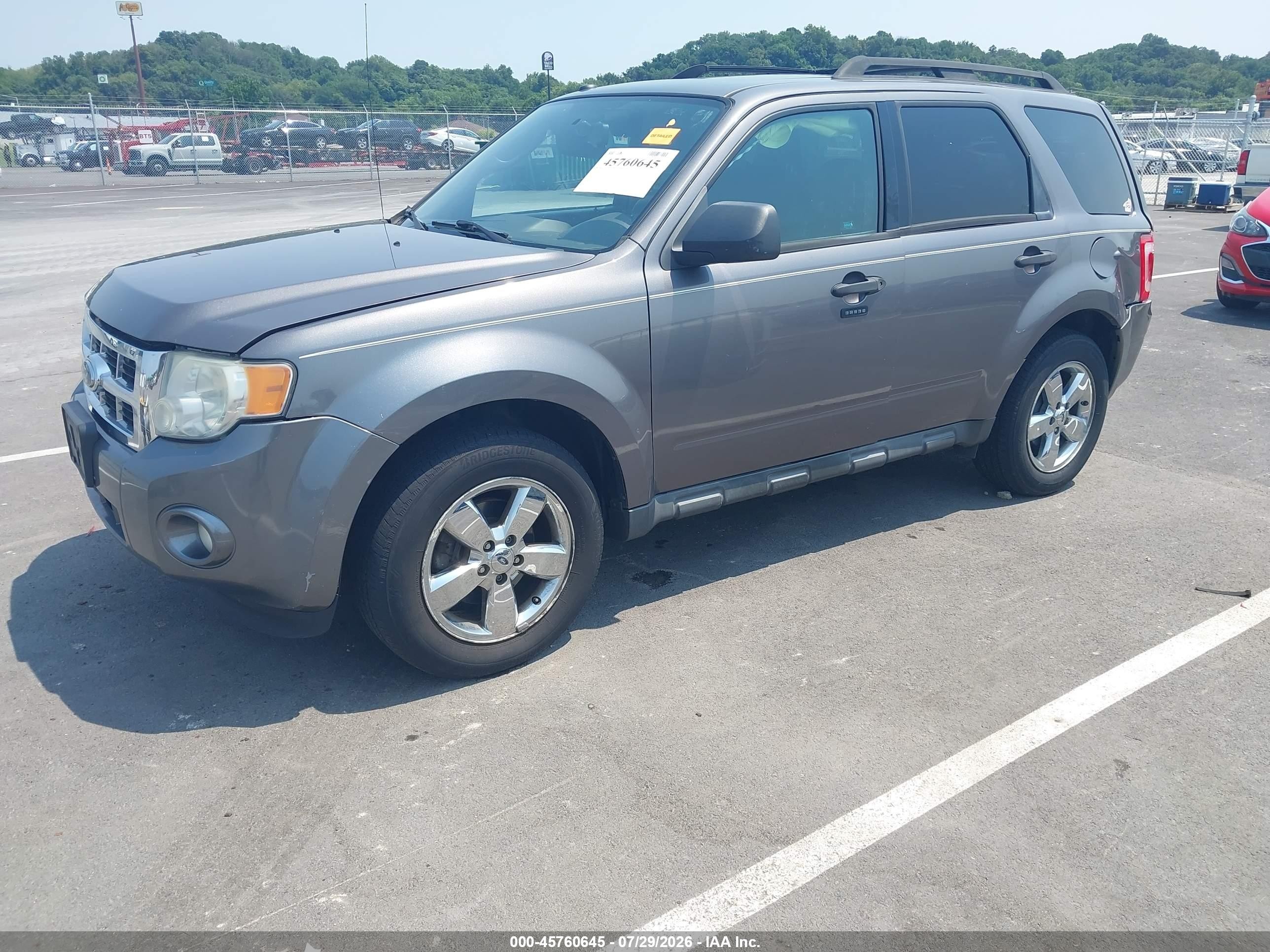 2009 Ford Escape Xlt Gray vin: 1FMCU03G19KD00329