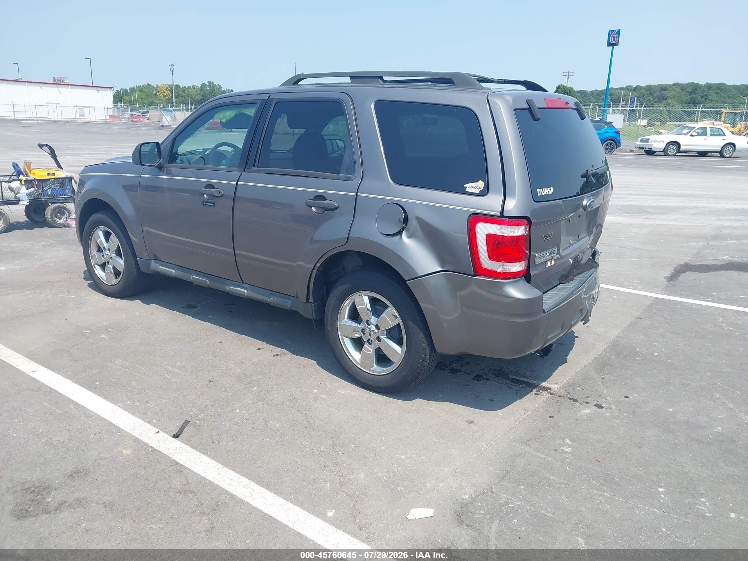 2009 Ford Escape Xlt Gray vin: 1FMCU03G19KD00329