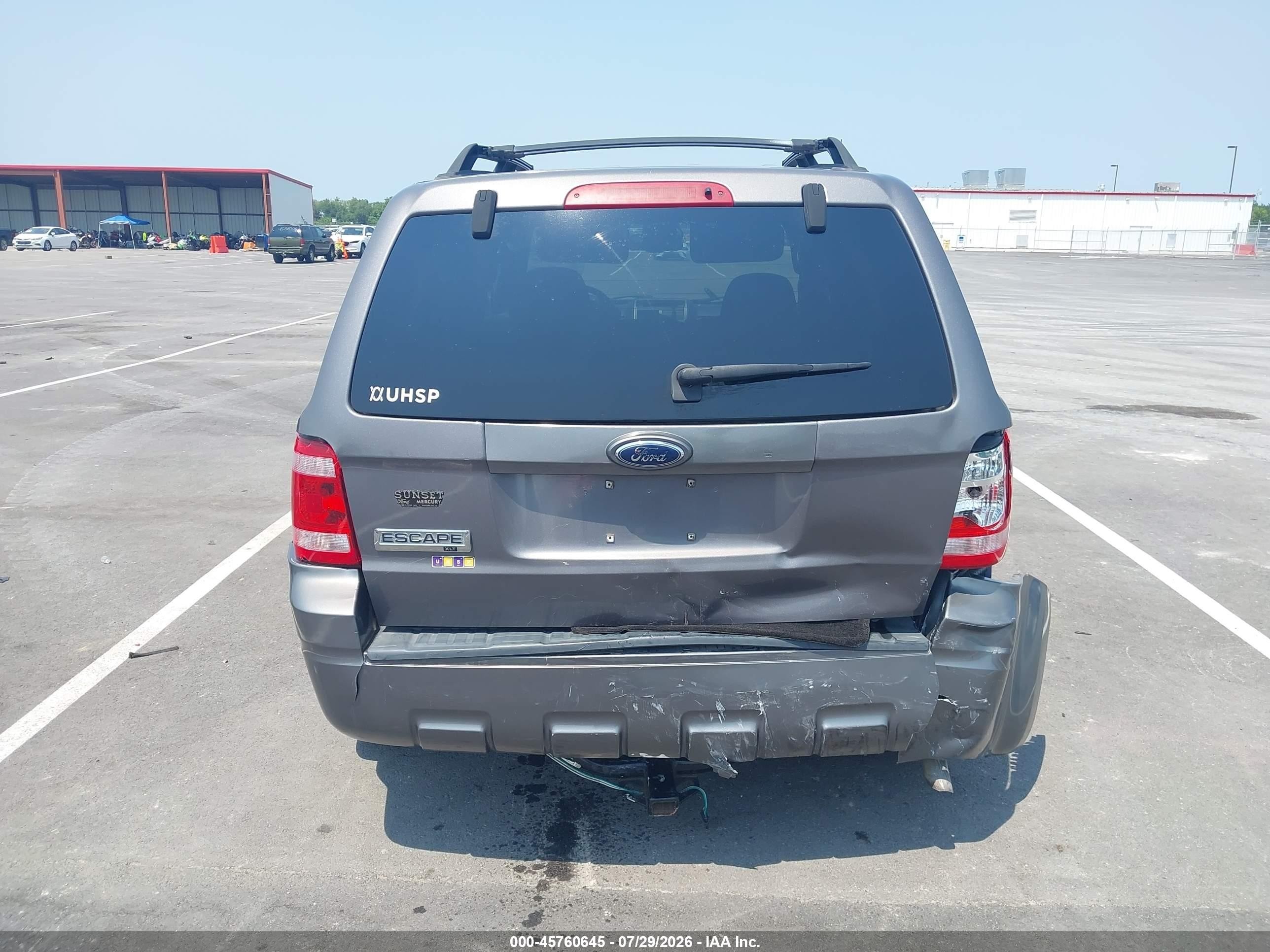 2009 Ford Escape Xlt Gray vin: 1FMCU03G19KD00329