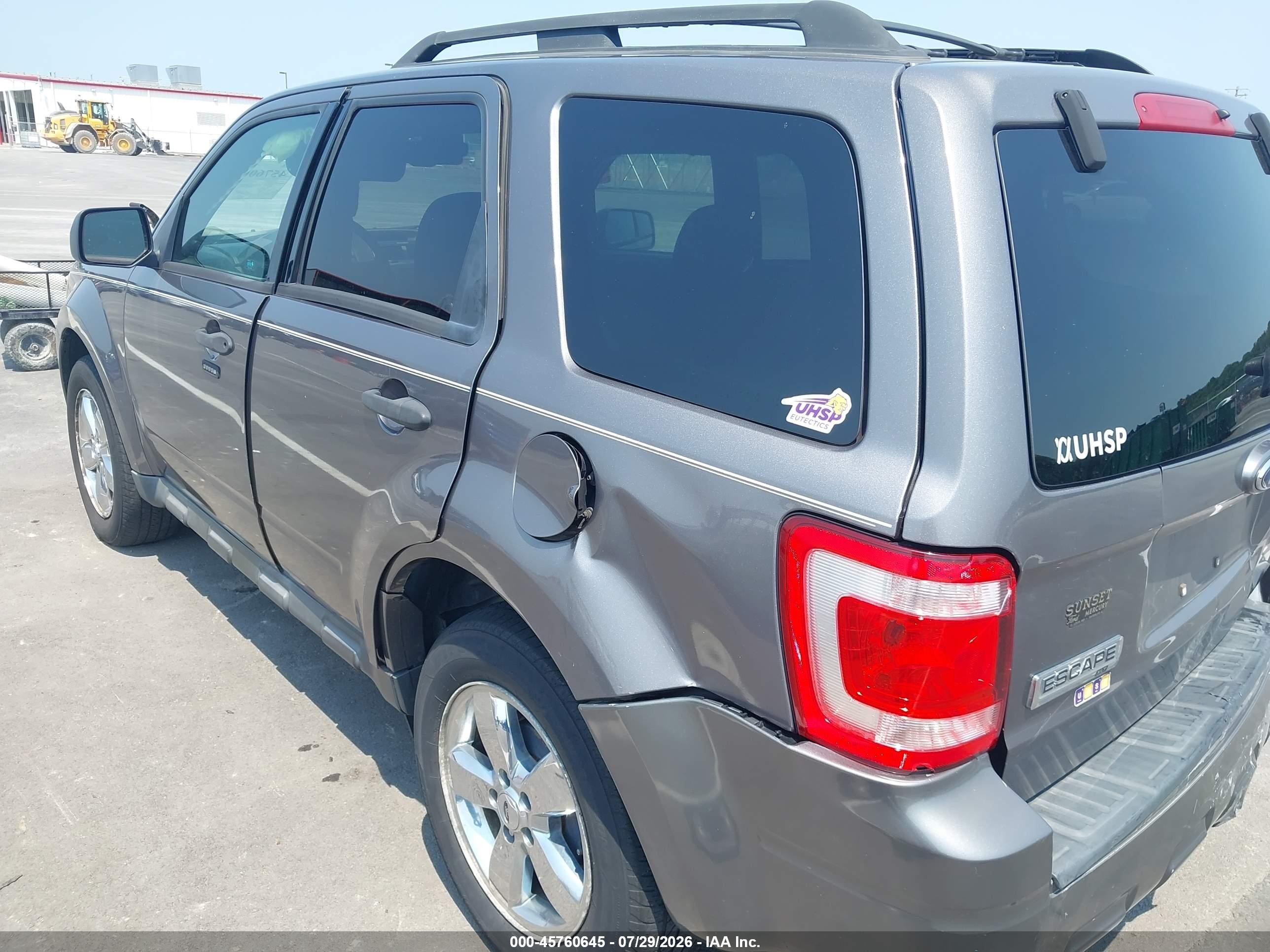 2009 Ford Escape Xlt Gray vin: 1FMCU03G19KD00329