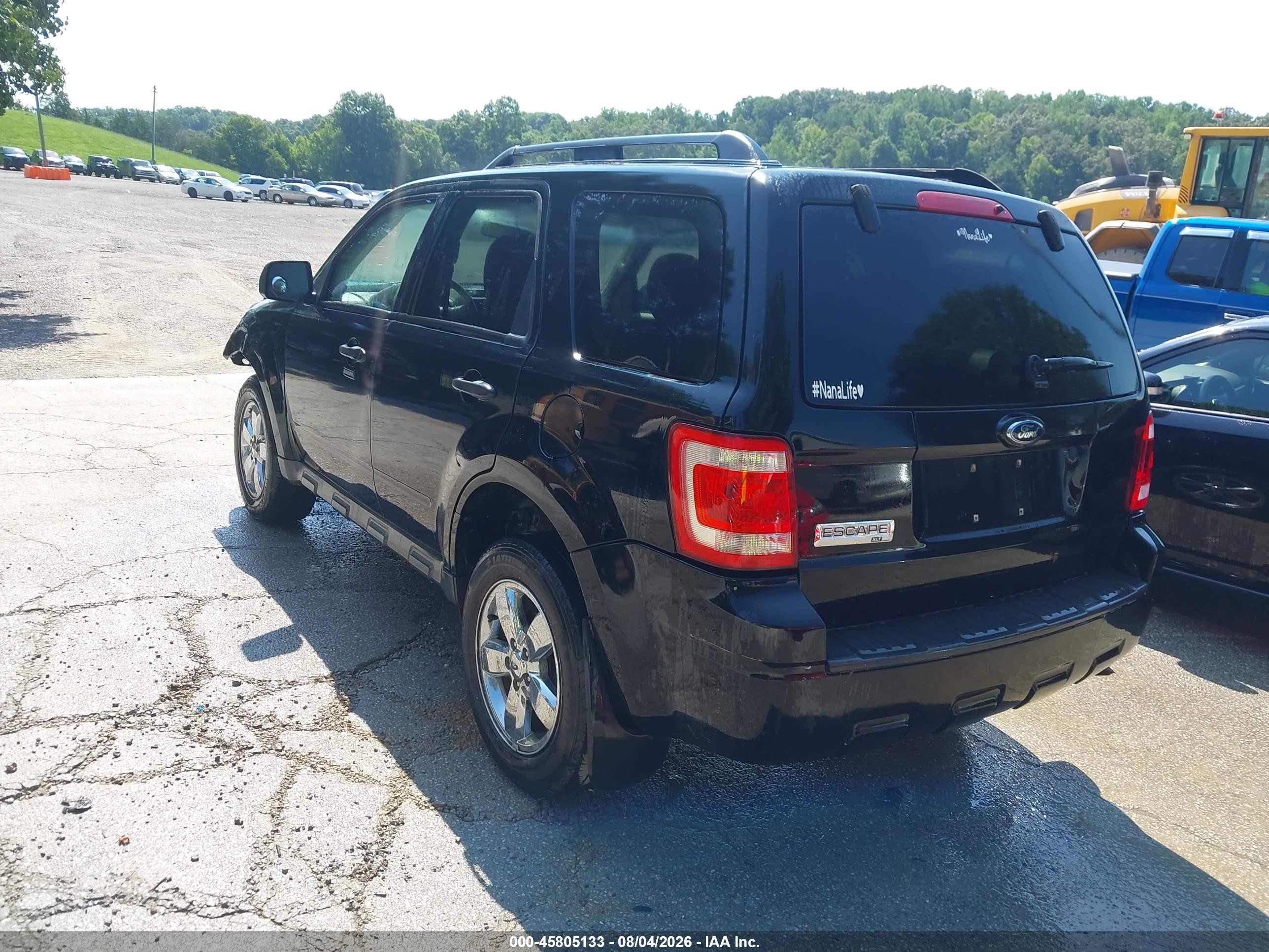 2009 Ford Escape Xlt Черный vin: 1FMCU03G19KD15249