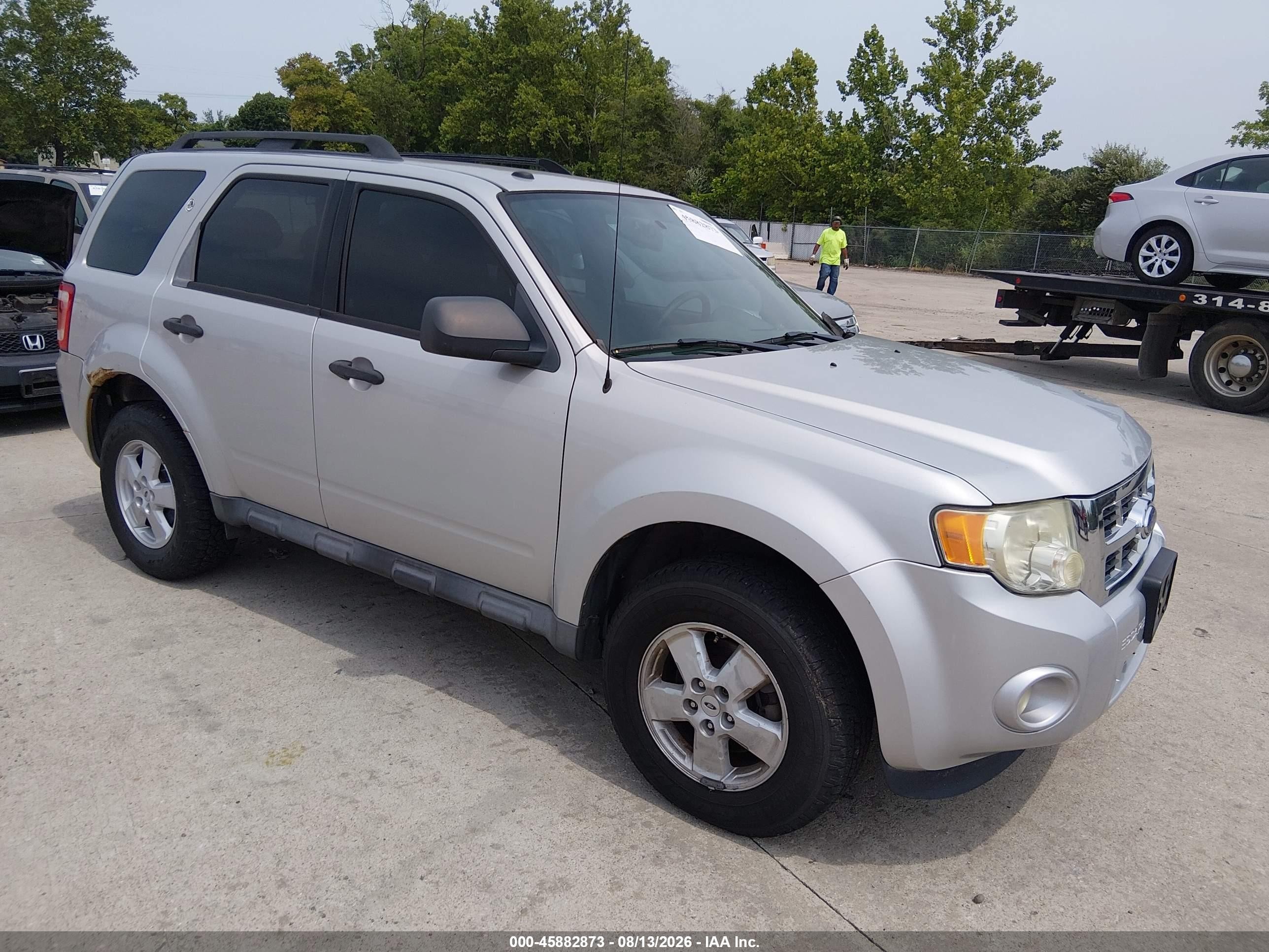 2009 Ford Escape Xlt Silver vin: 1FMCU03G29KA50194