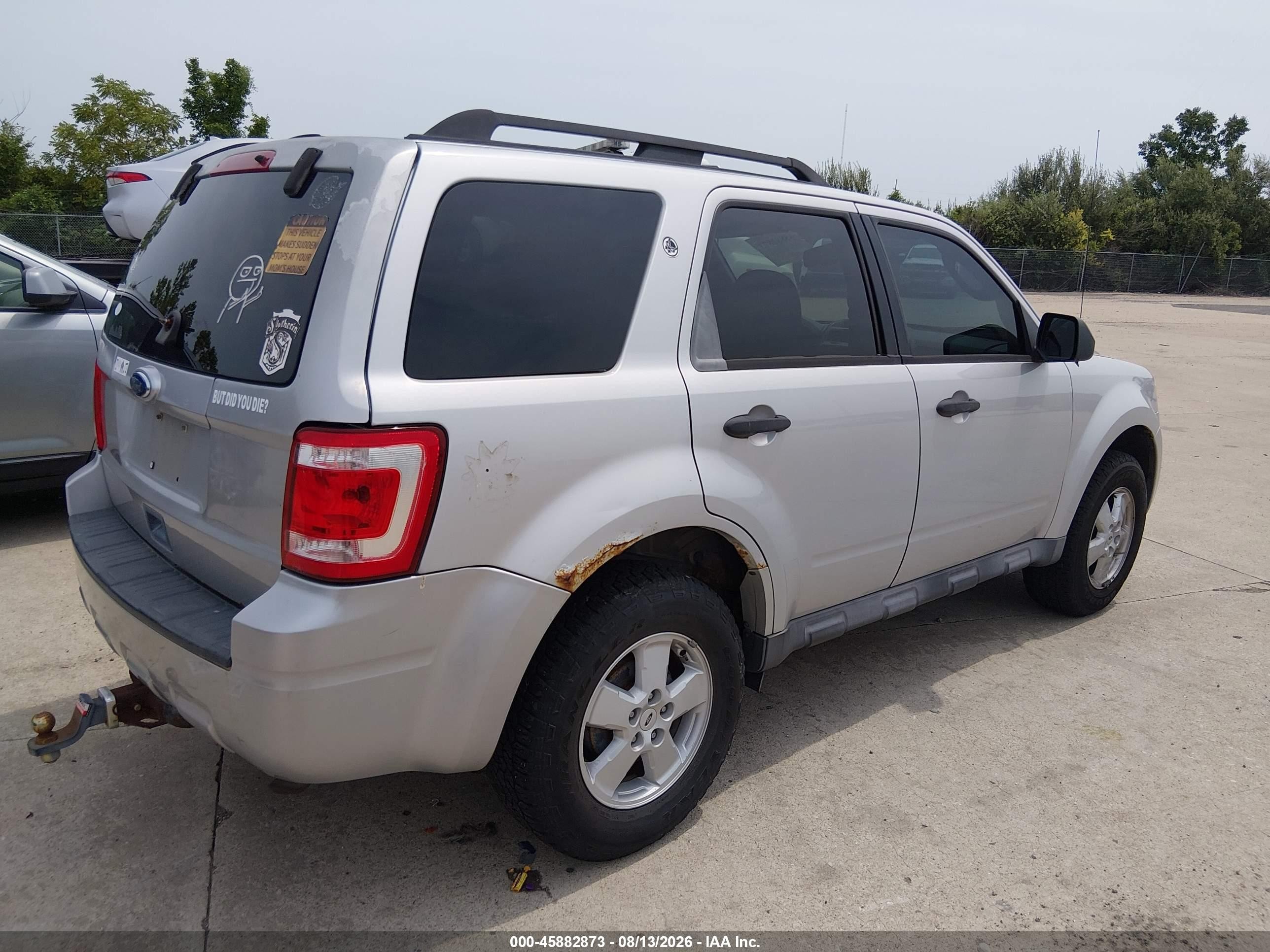 2009 Ford Escape Xlt Silver vin: 1FMCU03G29KA50194