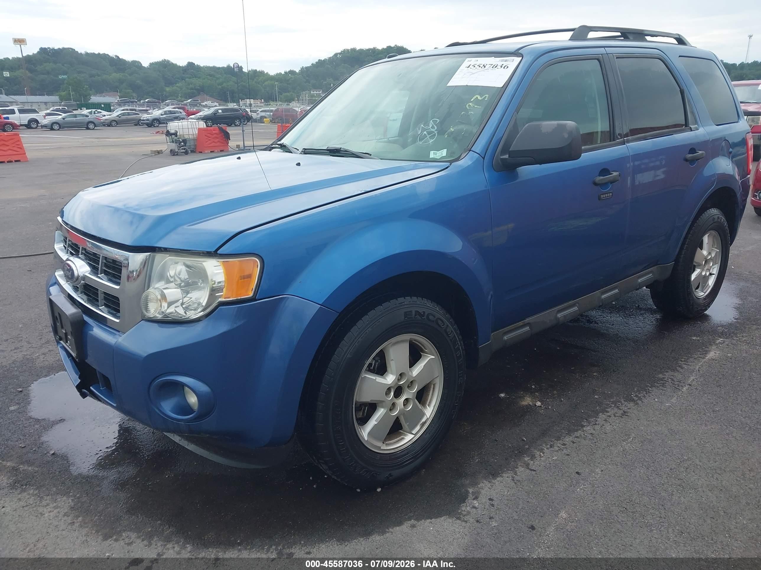 2009 Ford Escape Xlt Blue vin: 1FMCU03G29KA51393