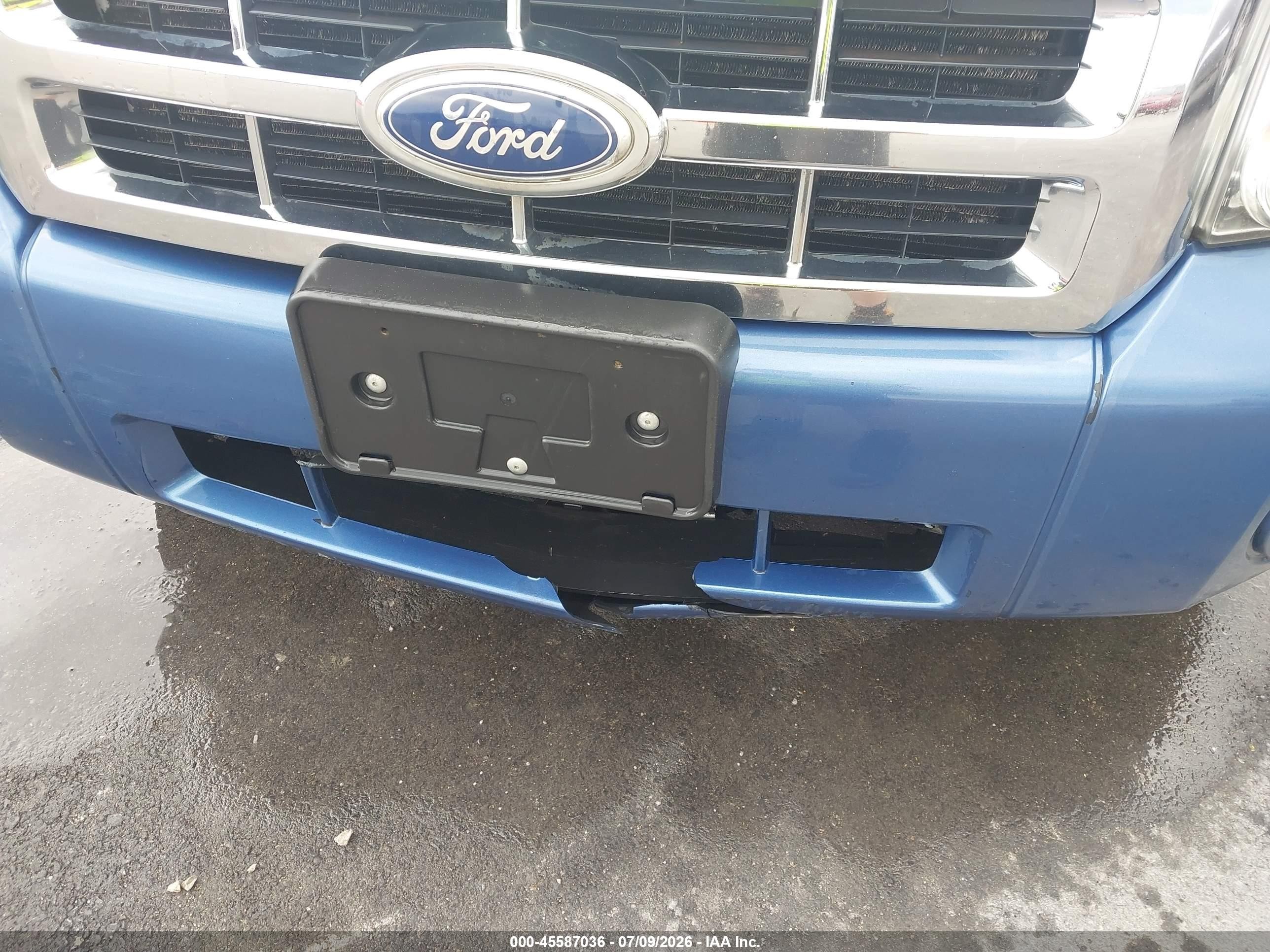 2009 Ford Escape Xlt Blue vin: 1FMCU03G29KA51393