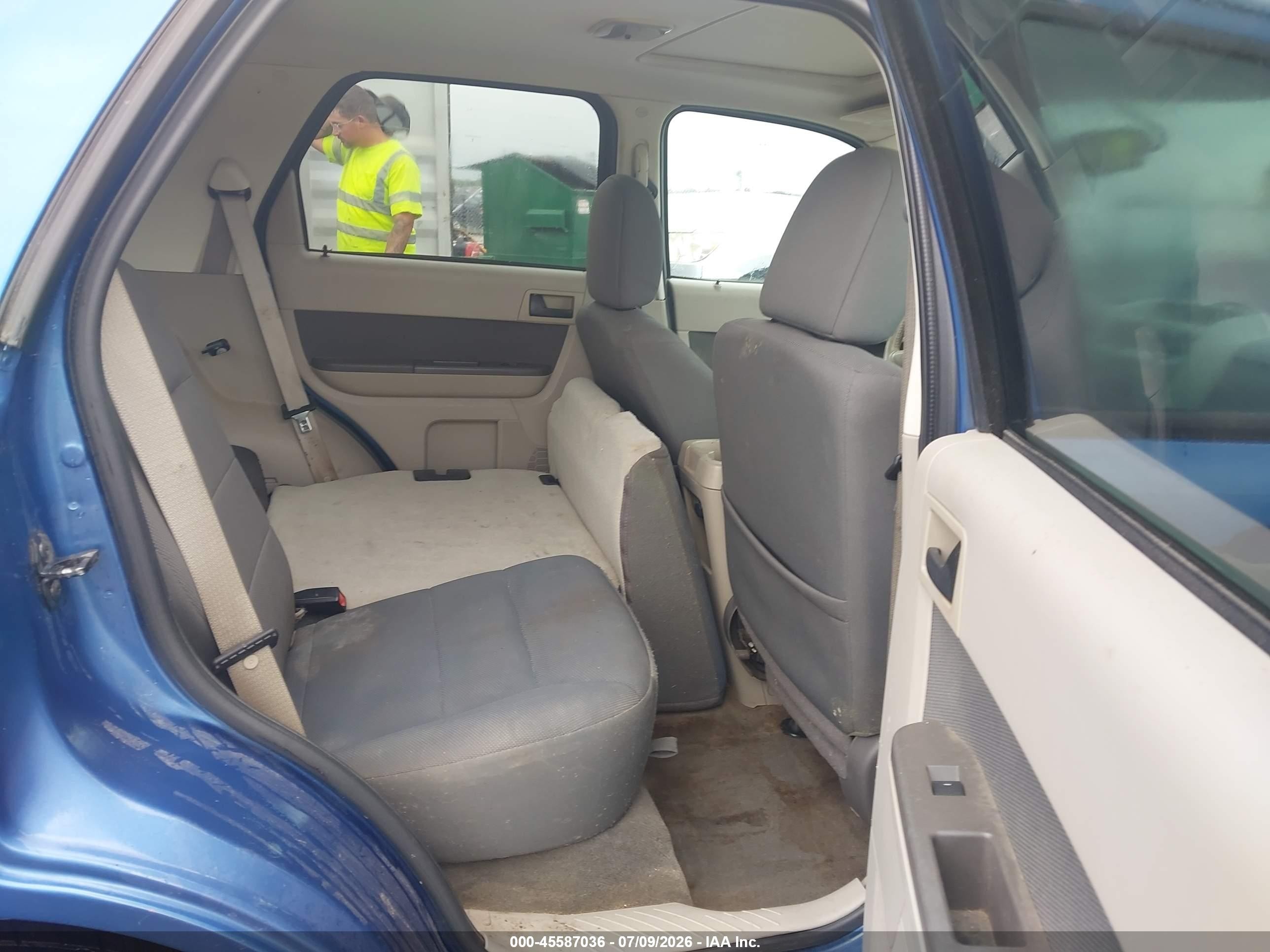 2009 Ford Escape Xlt Blue vin: 1FMCU03G29KA51393